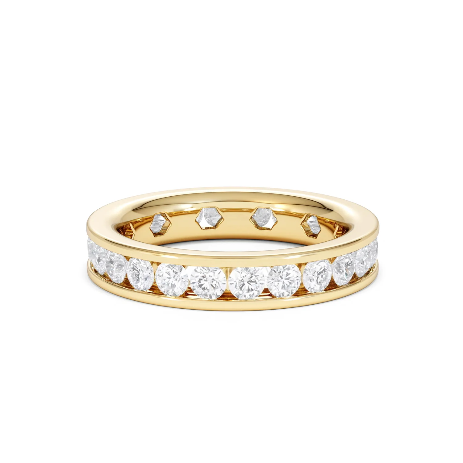 Diamond Eternity Ring Rae Channel Set 2.00ct H/Si in 18K Gold - Image 59