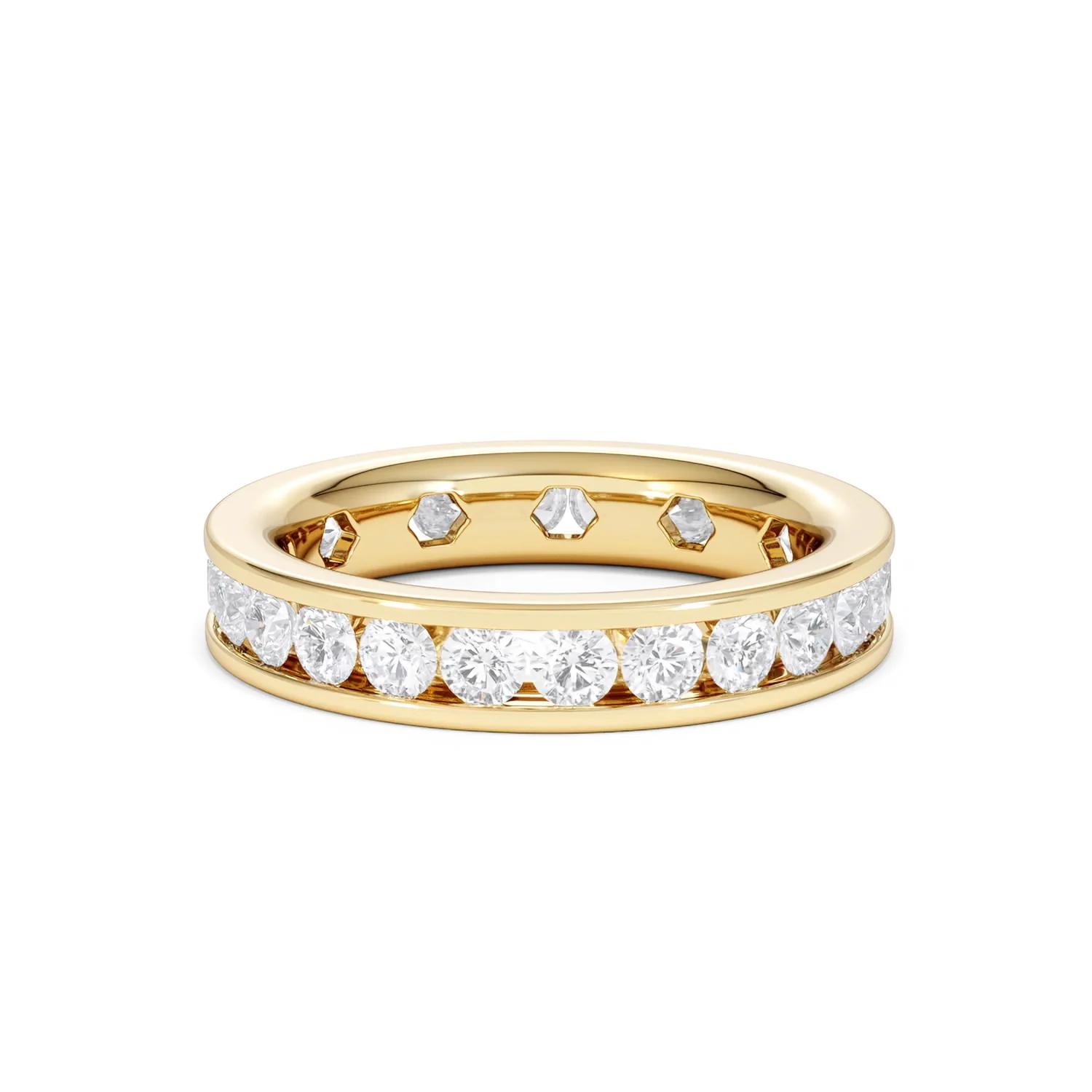 Diamond Eternity Ring Rae Channel Set 2.00ct H/Si in 18K Gold - Image 62