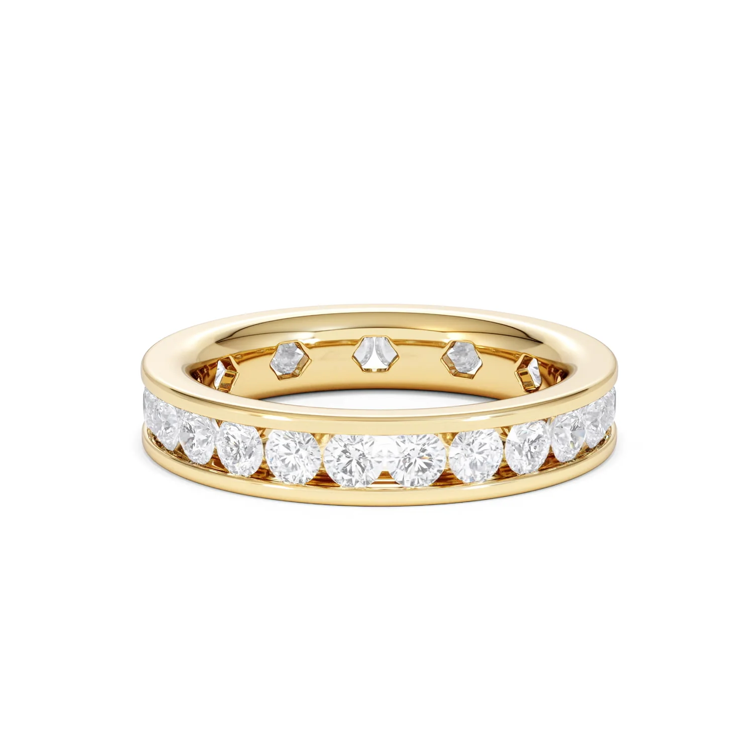 Diamond Eternity Ring Rae Channel Set 2.00ct H/Si in 18K Gold - Image 63