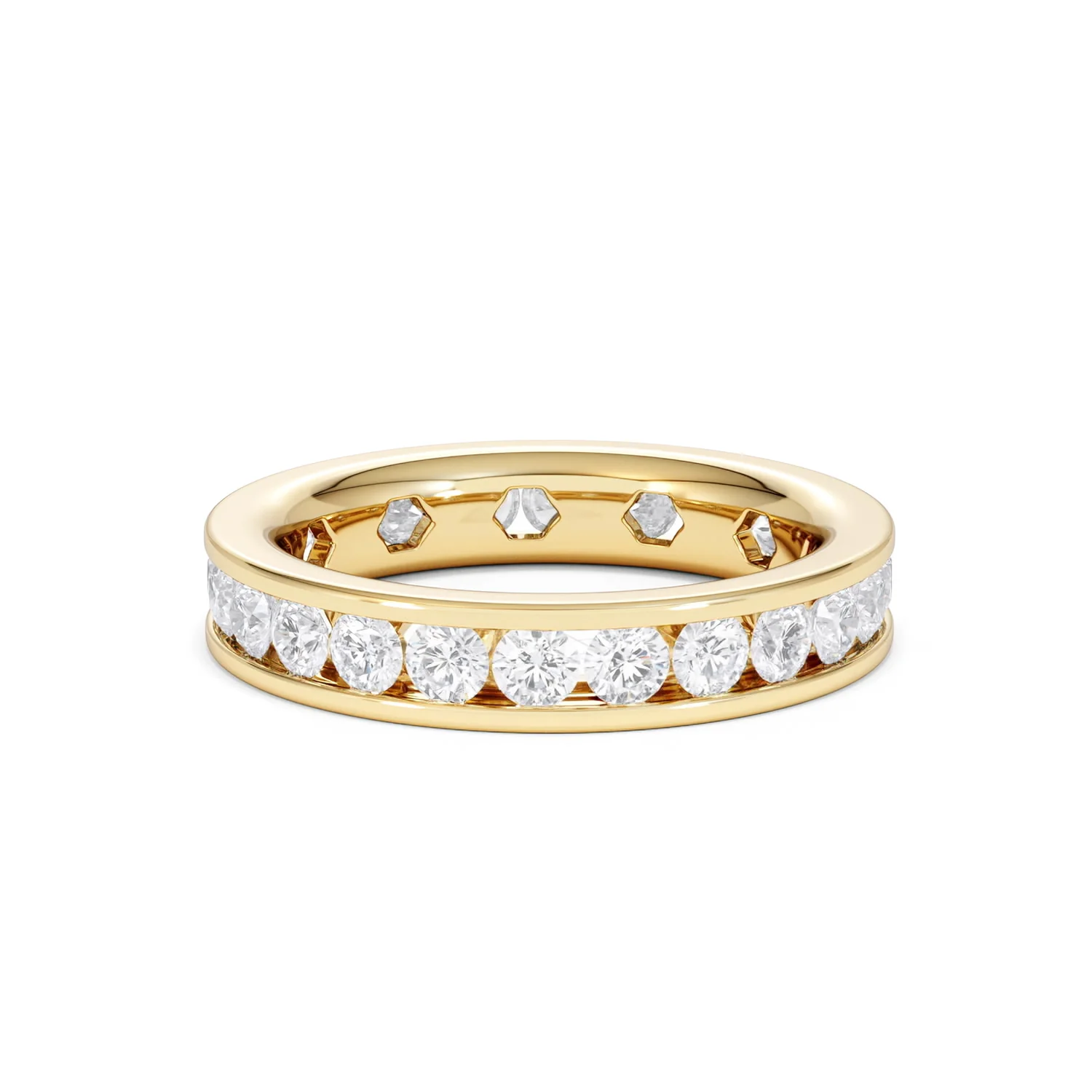 Diamond Eternity Ring Rae Channel Set 2.00ct H/Si in 18K Gold - Image 64