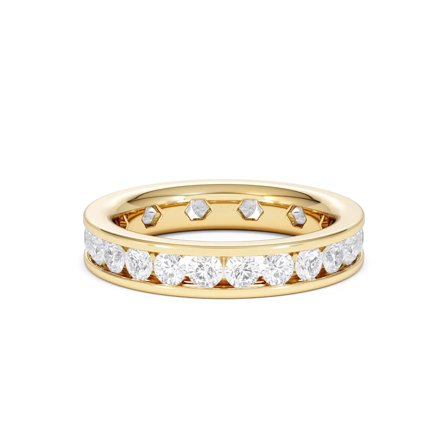 Diamond Eternity Ring Rae Channel Set 2.00ct H/Si in 18K Gold - Image 66