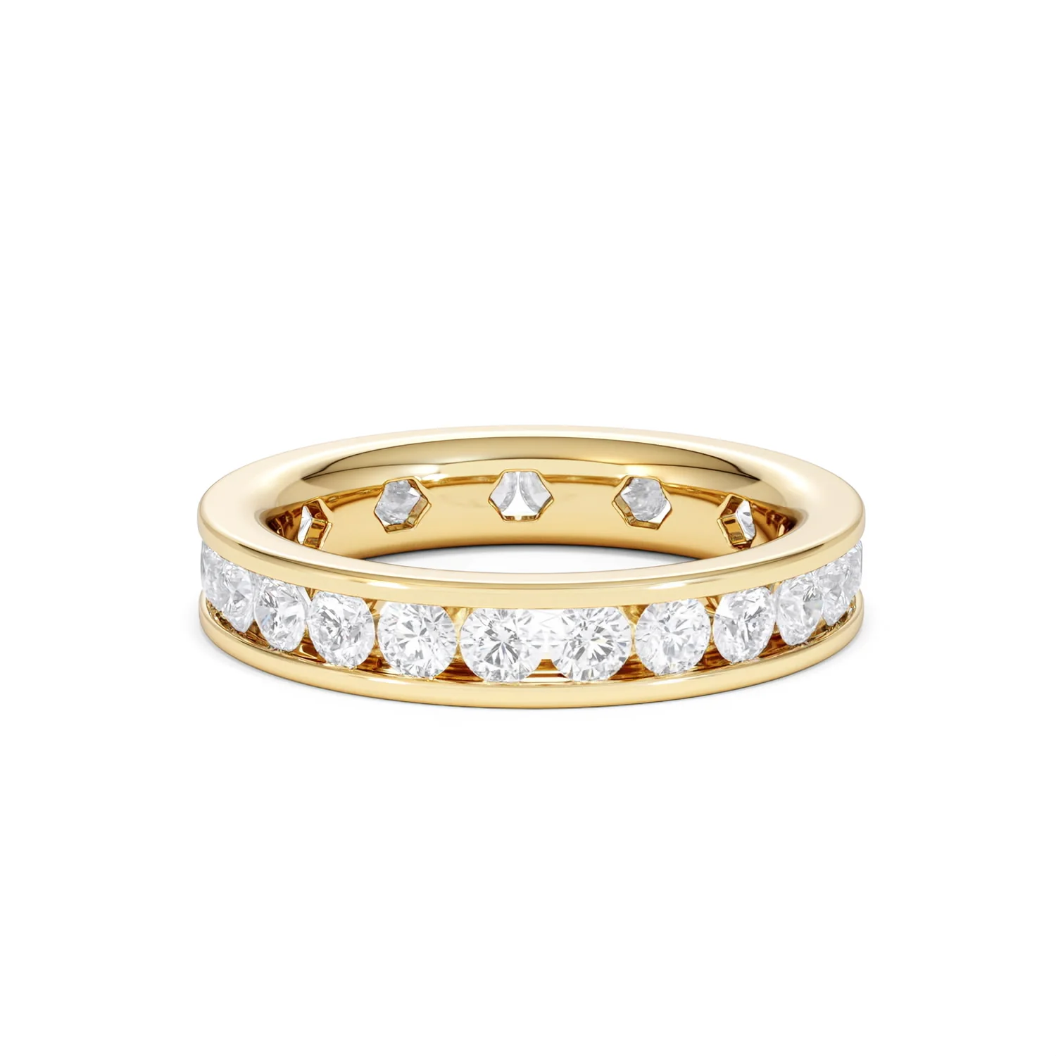 Diamond Eternity Ring Rae Channel Set 2.00ct H/Si in 18K Gold - Image 70