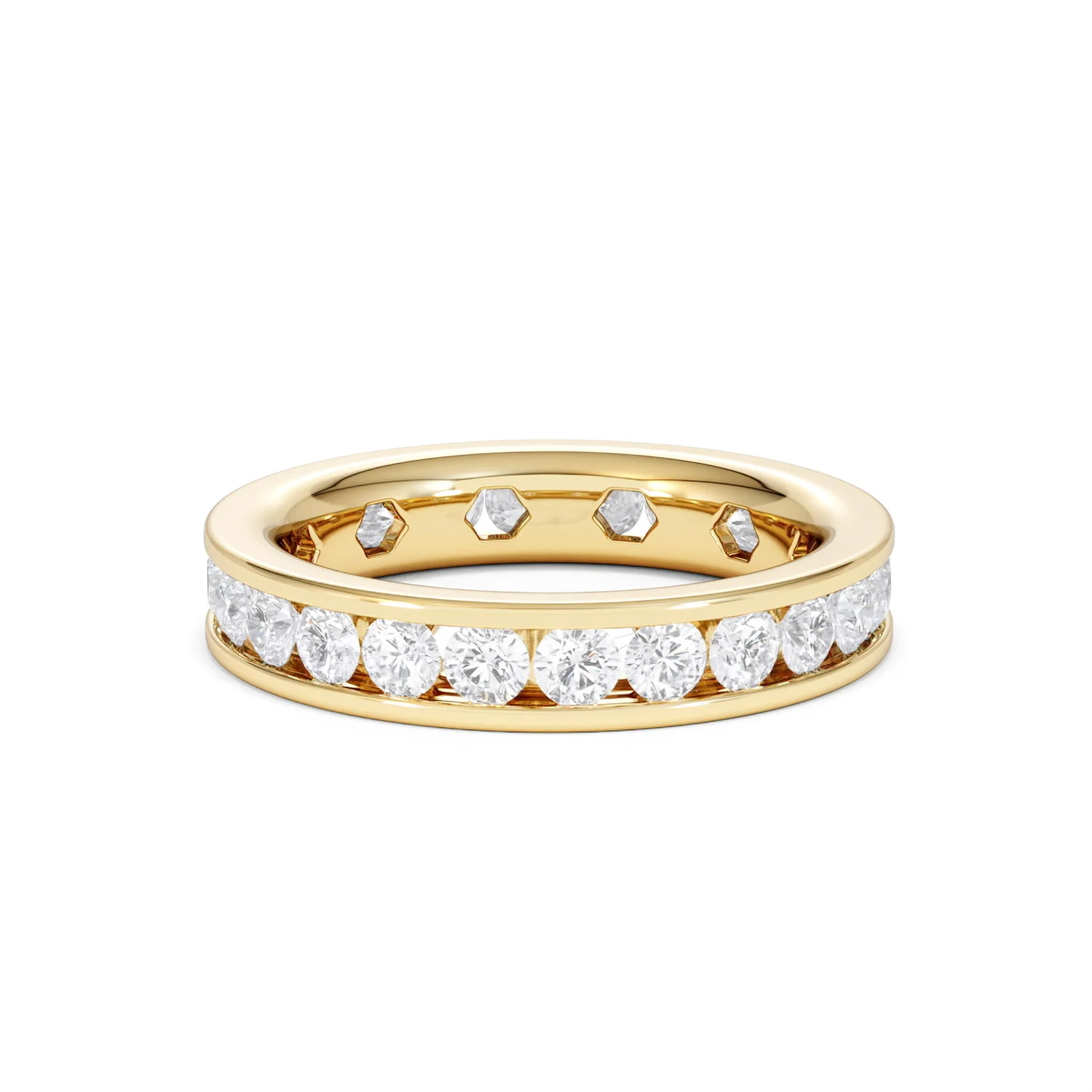 Diamond Eternity Ring Rae Channel Set 2.00ct H/Si in 18K Gold - Image 72