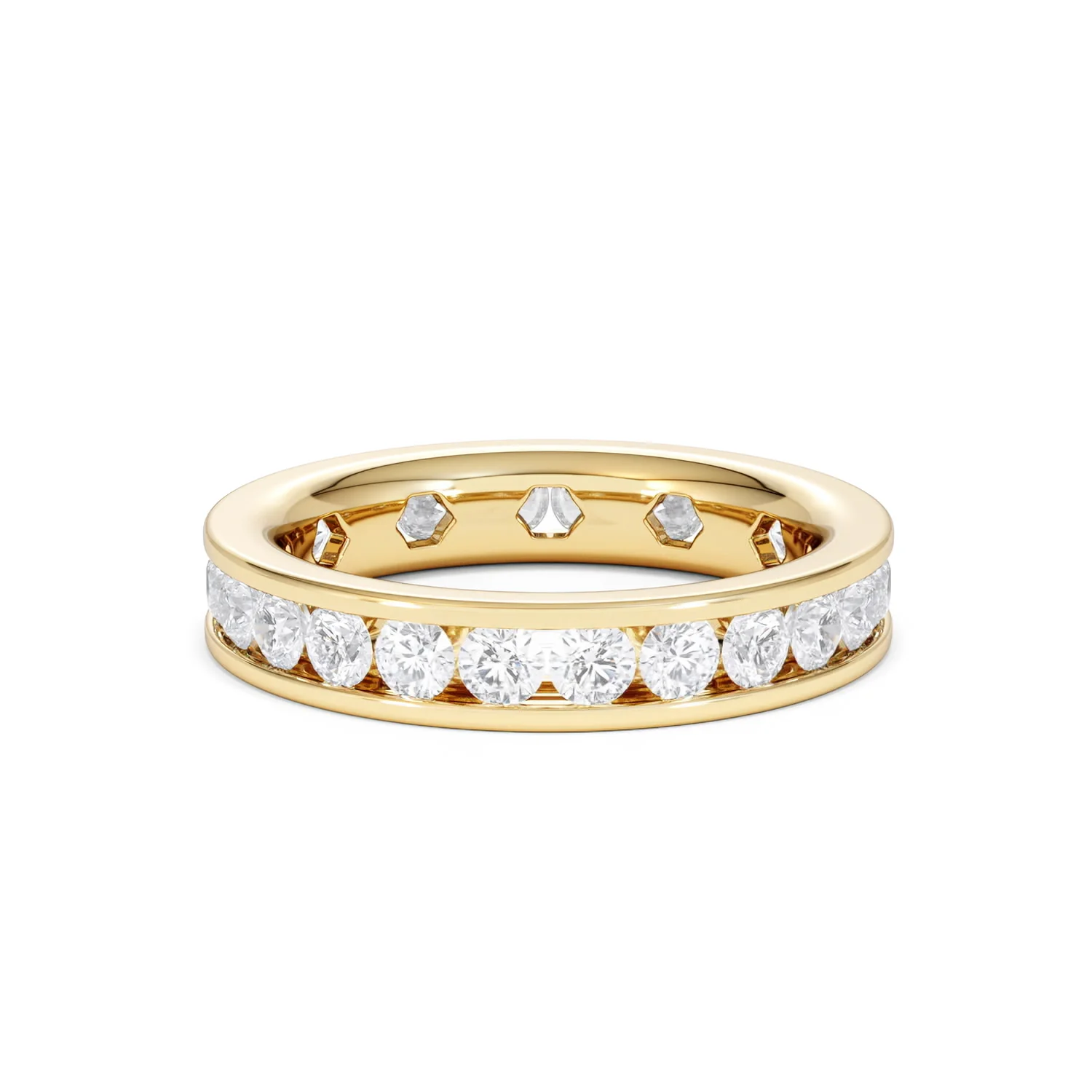 Diamond Eternity Ring Rae Channel Set 2.00ct H/Si in 18K Gold - Image 76