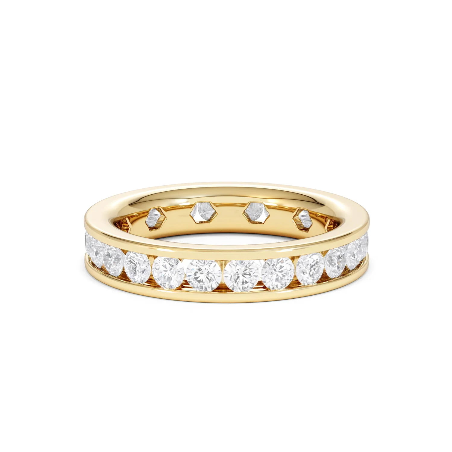 Diamond Eternity Ring Rae Channel Set 2.00ct H/Si in 18K Gold - Image 79