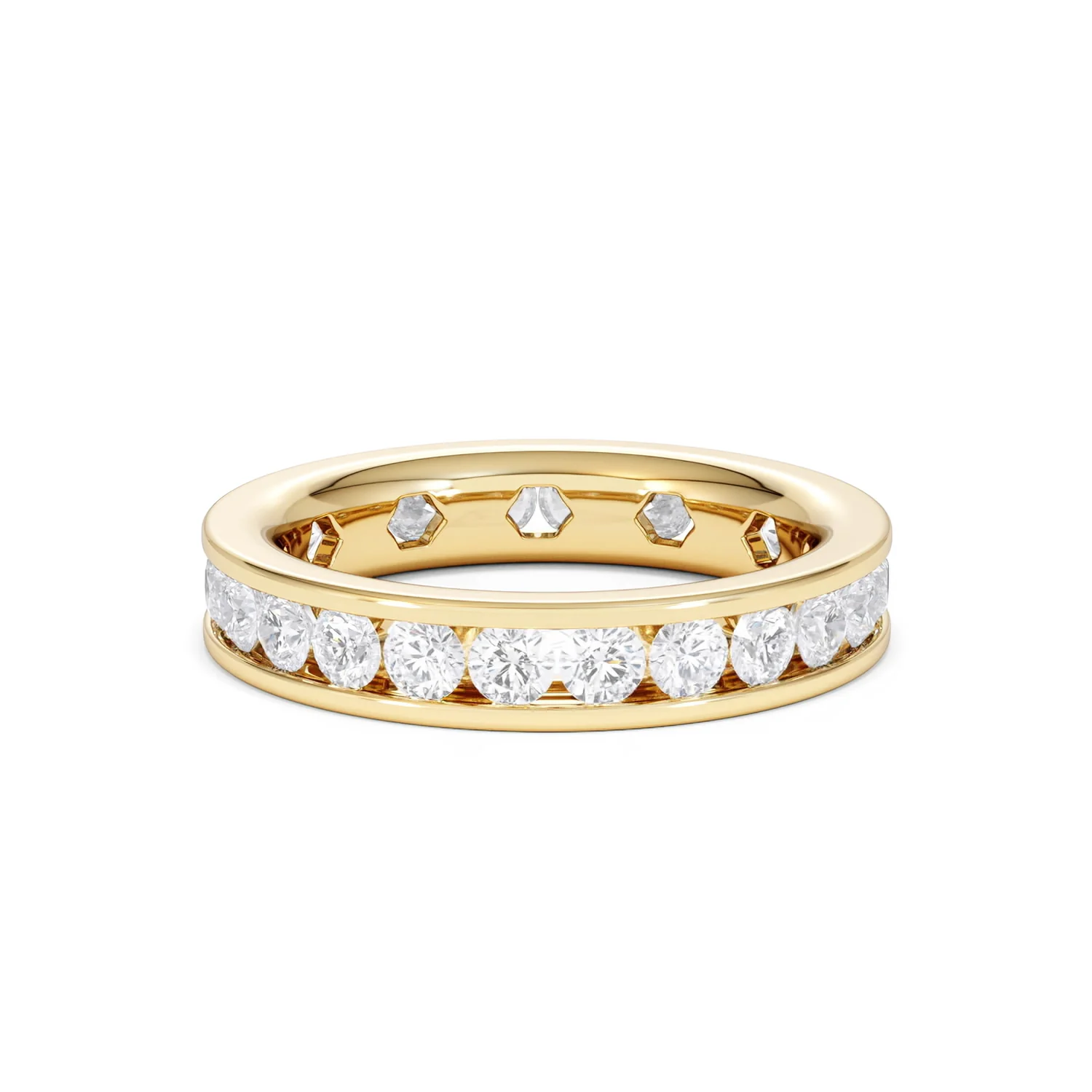 Diamond Eternity Ring Rae Channel Set 2.00ct H/Si in 18K Gold - Image 83