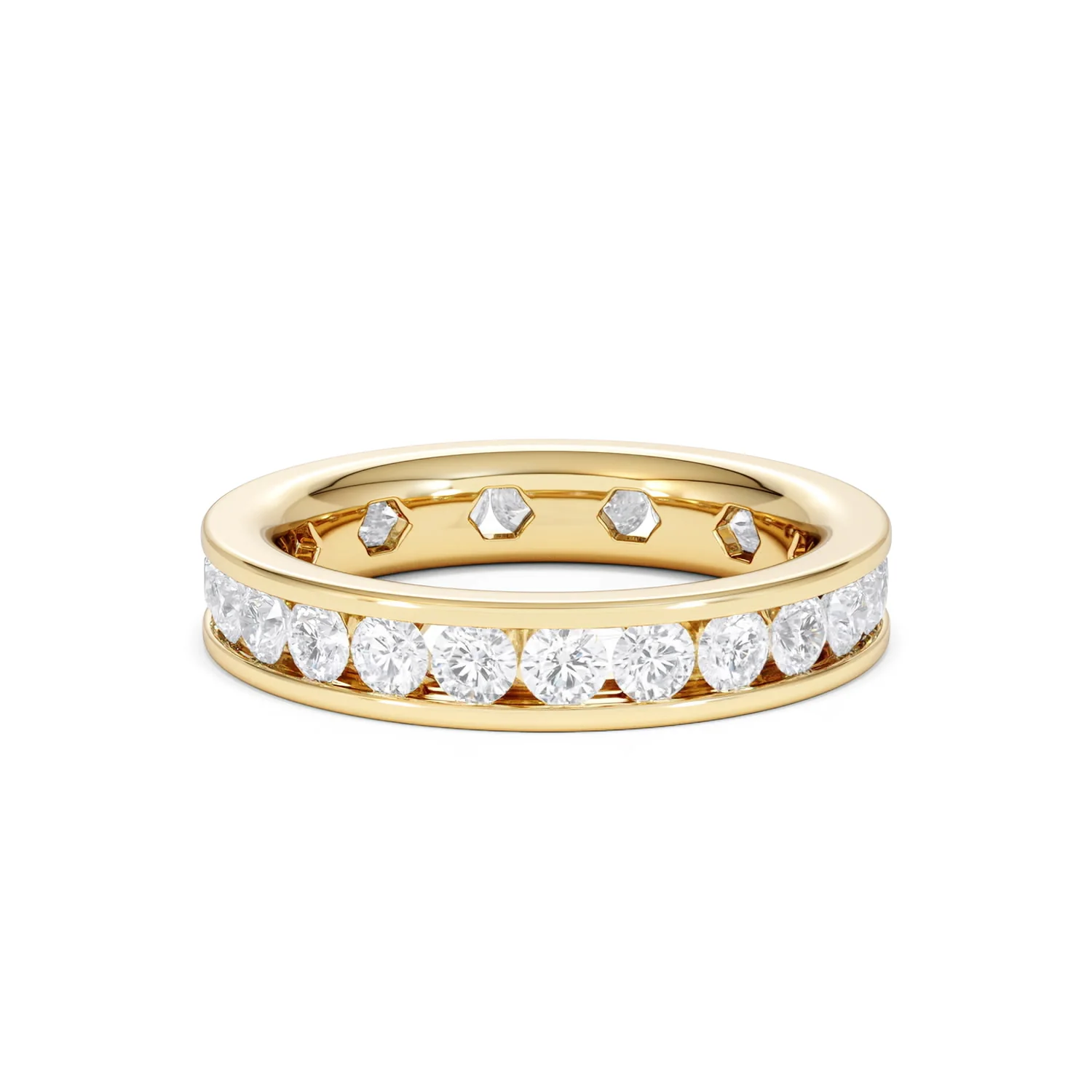 Diamond Eternity Ring Rae Channel Set 2.00ct H/Si in 18K Gold - Image 85