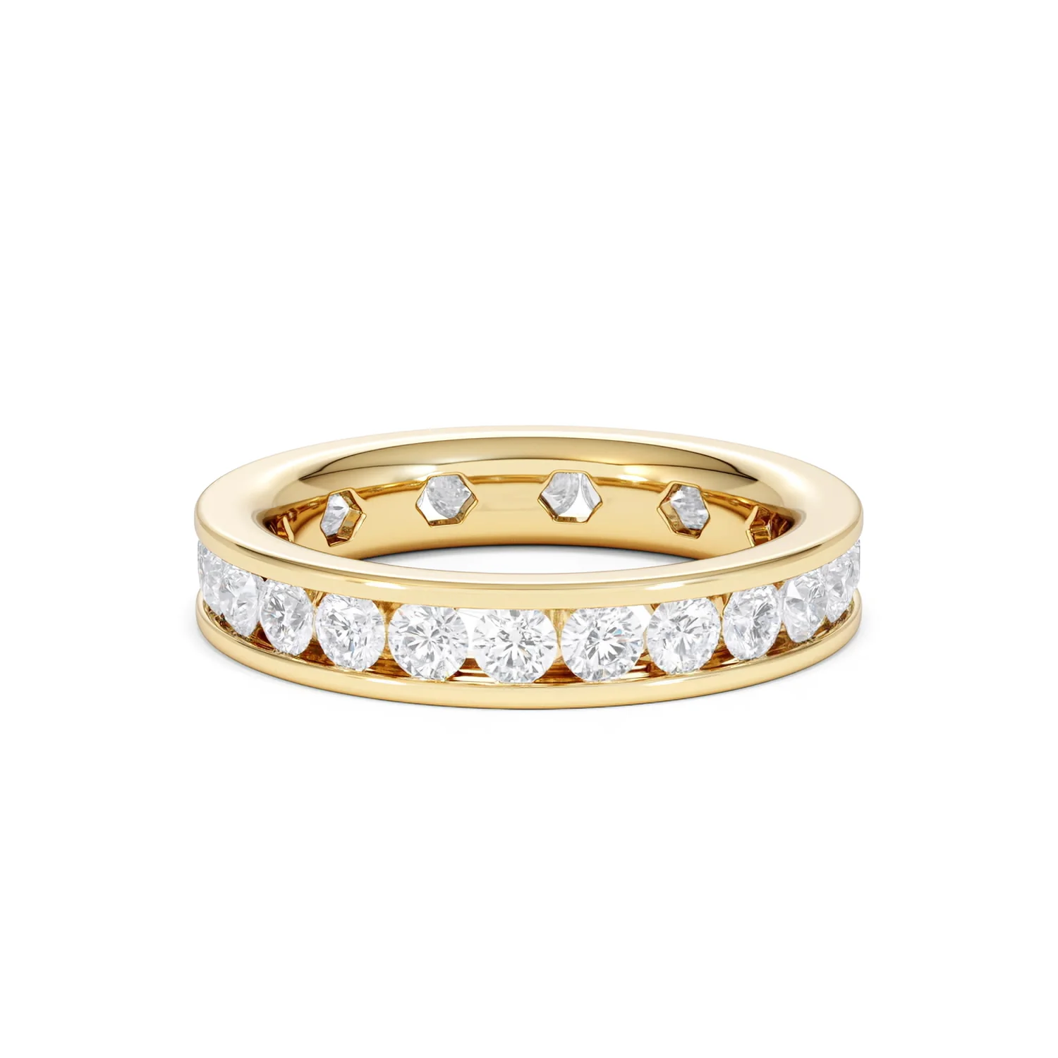 Diamond Eternity Ring Rae Channel Set 2.00ct H/Si in 18K Gold - Image 87