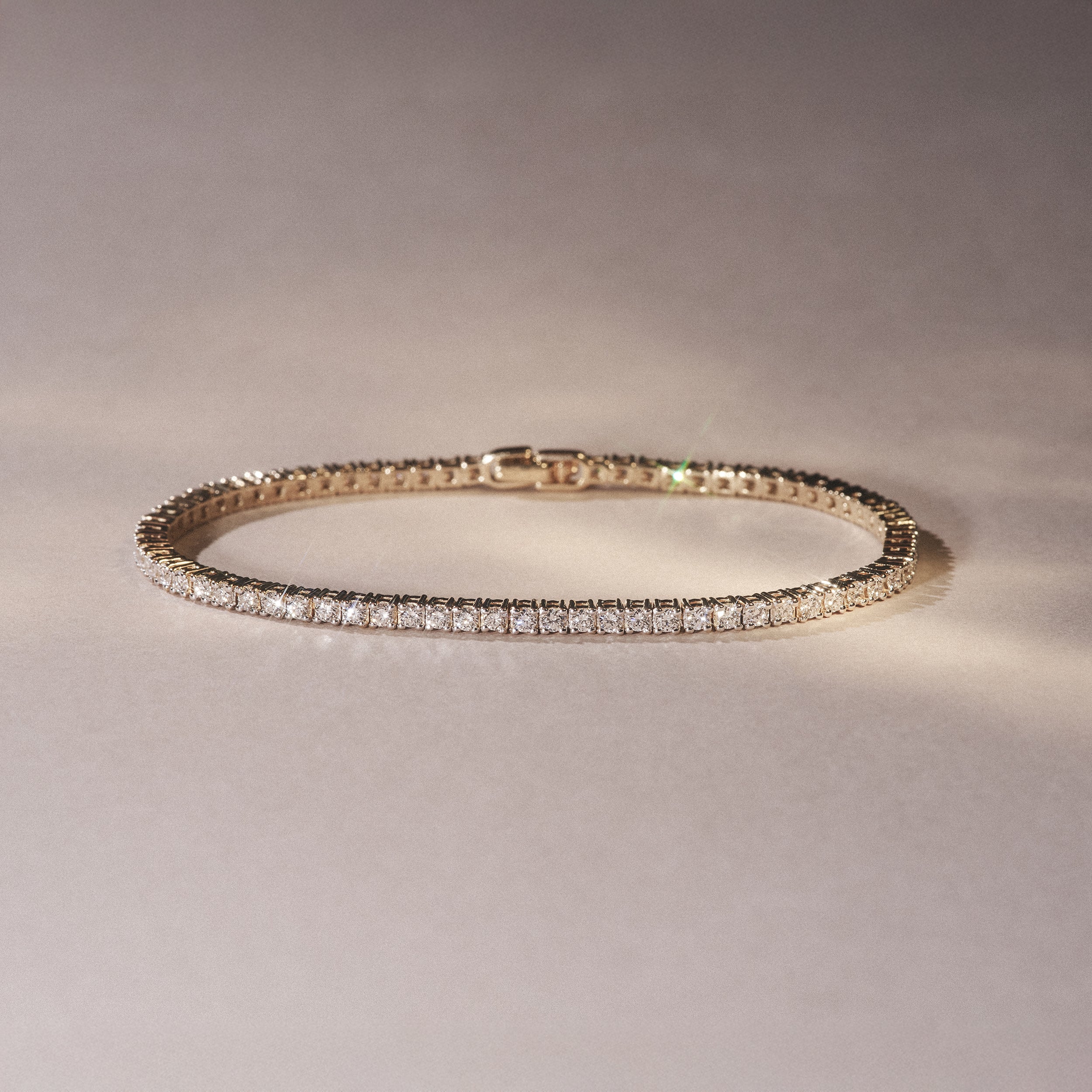 Diamond Tennis Bracelet 18K Gold Chloe 3.00ct G/Vs - Image 5