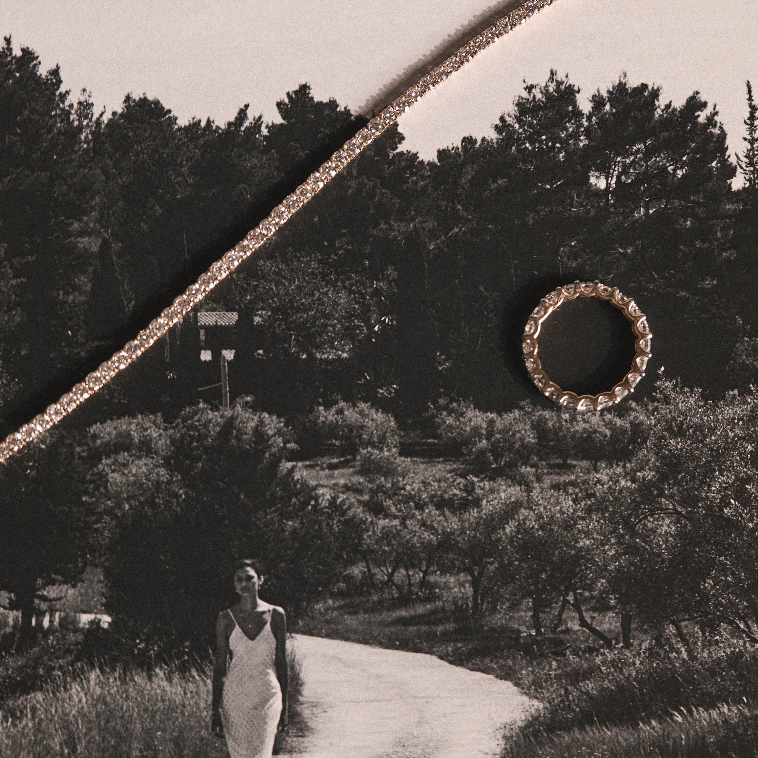 Diamond Tennis Bracelet Chloe 2.00ct H/Si Claw Set in 18K Gold - Image 4