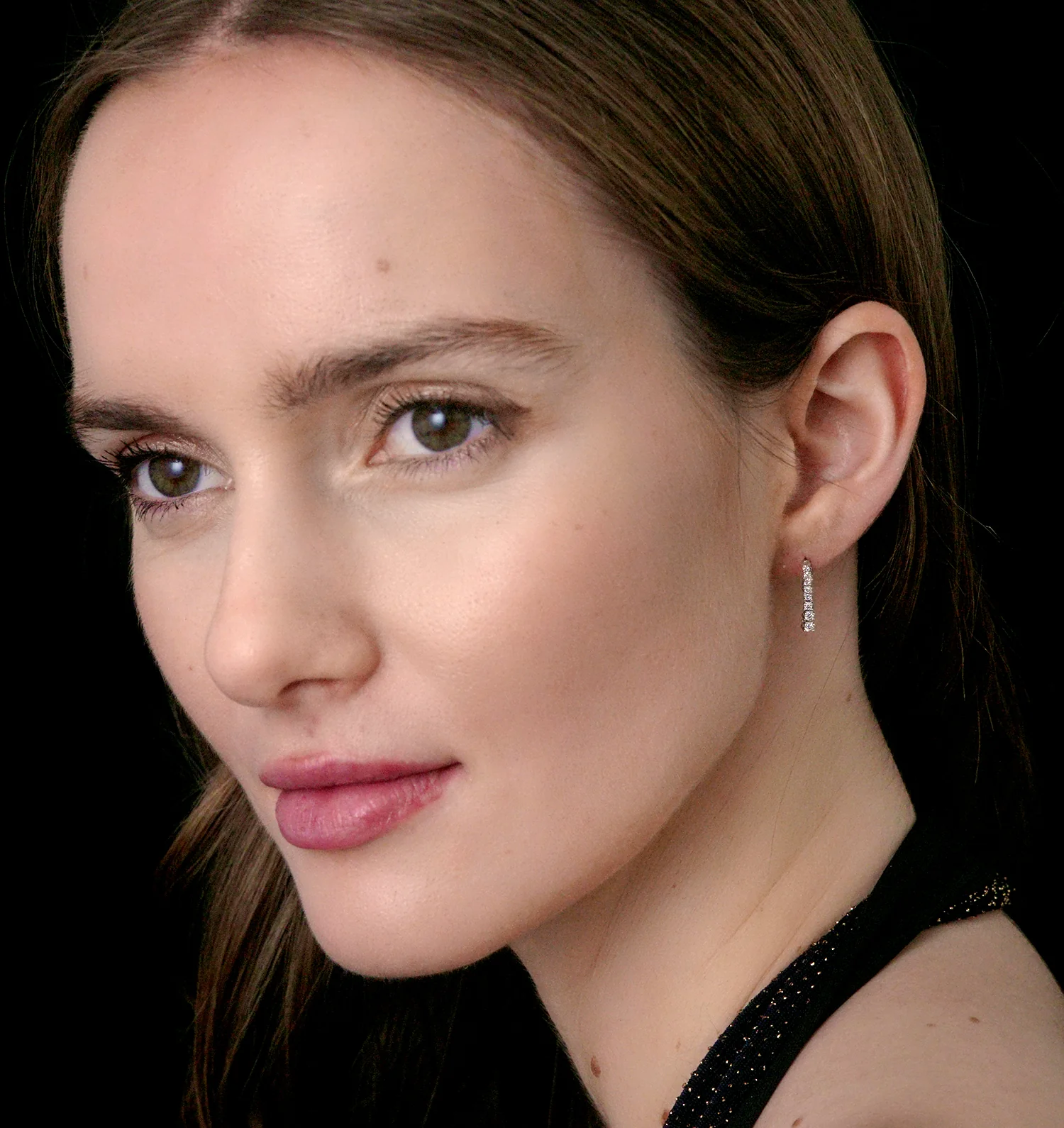 Drop Earrings Lab Diamond 0.30ct in 9k White Gold - Image 2