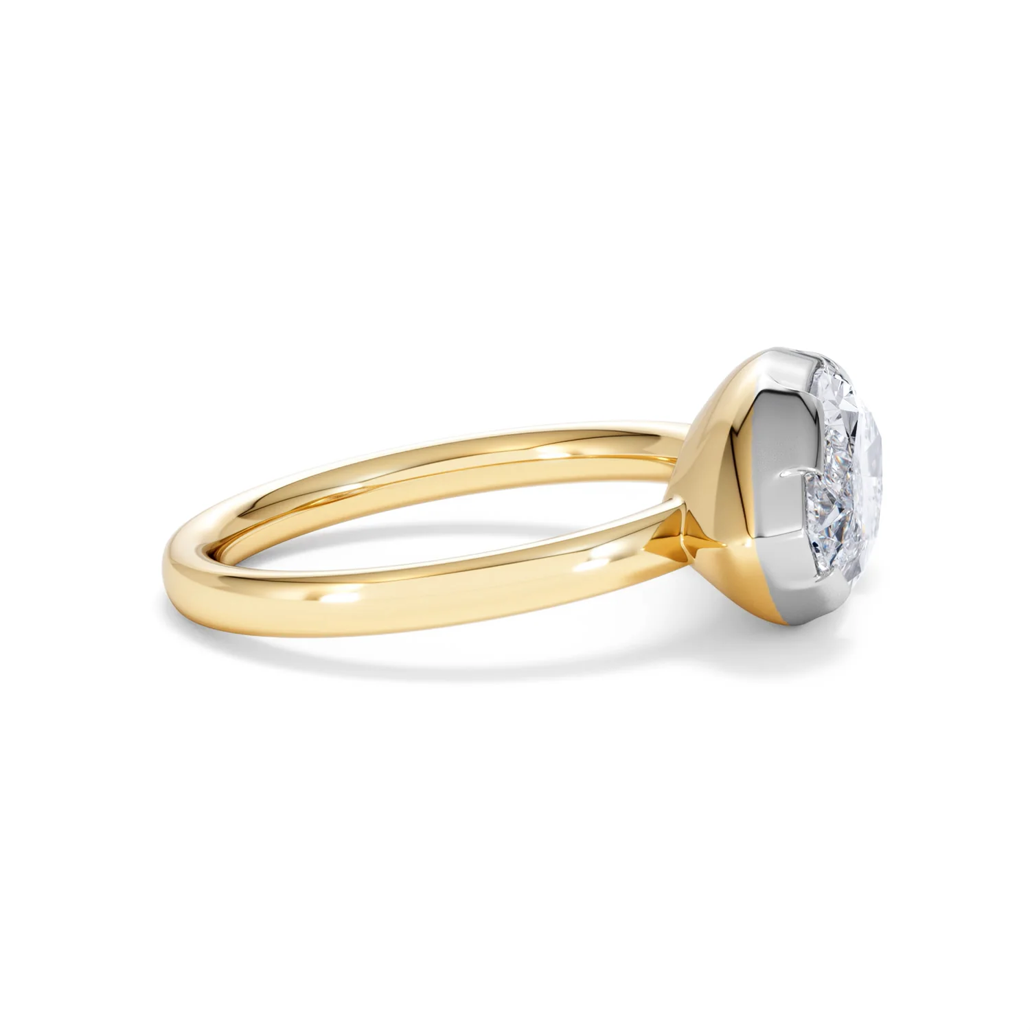 East West 3.00ct Marquise Cut Lab Diamond Solitaire Engagement Ring in 18K Yellow Gold - Image 25