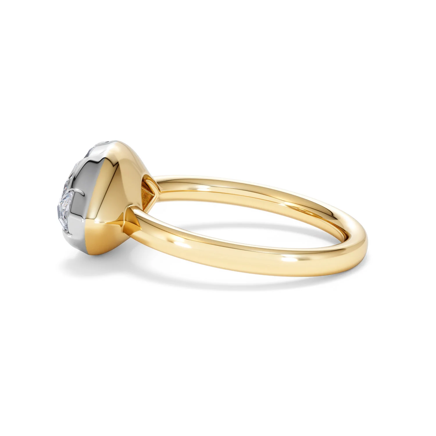 East West 3.00ct Marquise Cut Lab Diamond Solitaire Engagement Ring in 18K Yellow Gold - Image 65