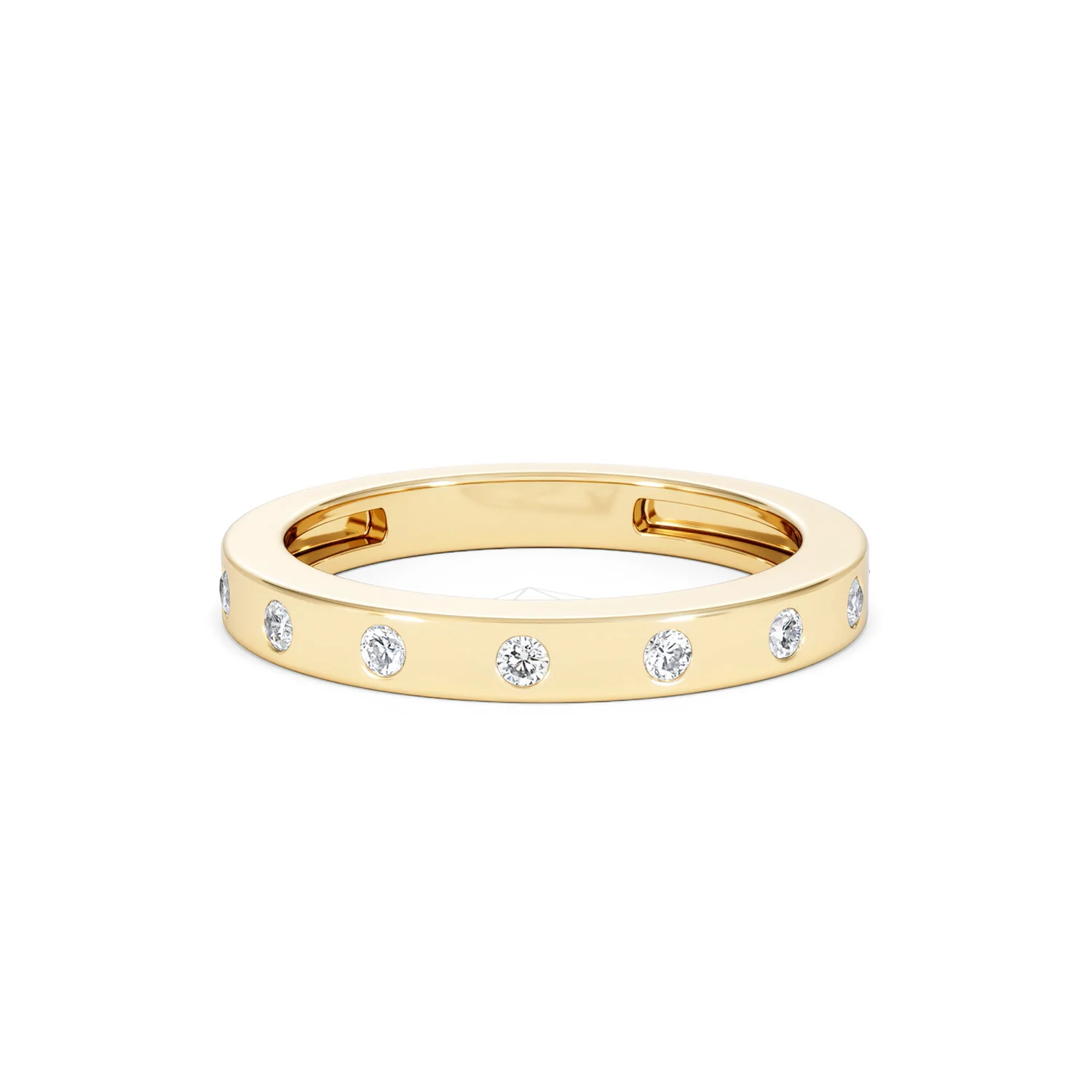 Élan 0.90ct Lab Diamond Ring in 18K Gold Vermeil - Image 11