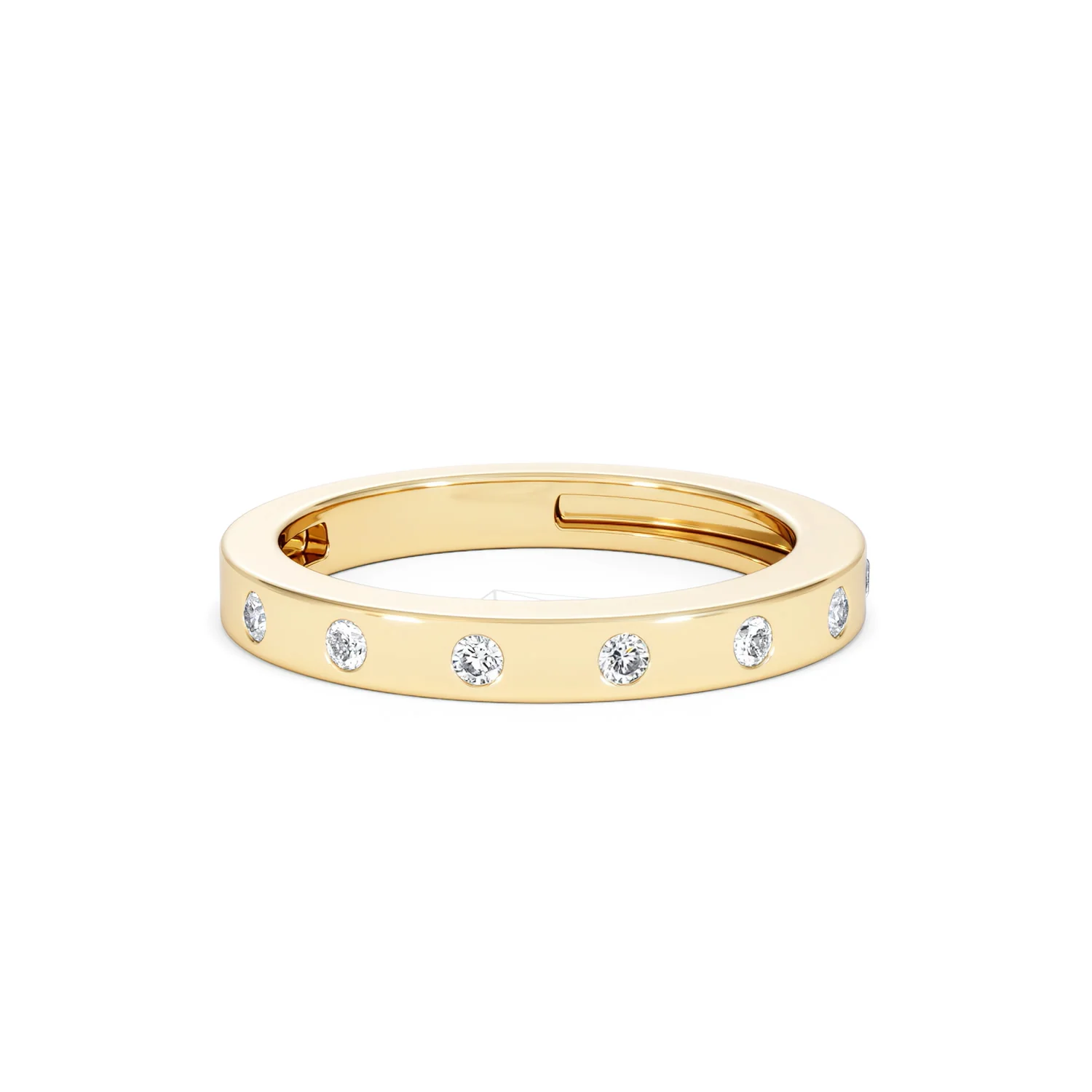 Élan 0.90ct Lab Diamond Ring in 18K Gold Vermeil - Image 15