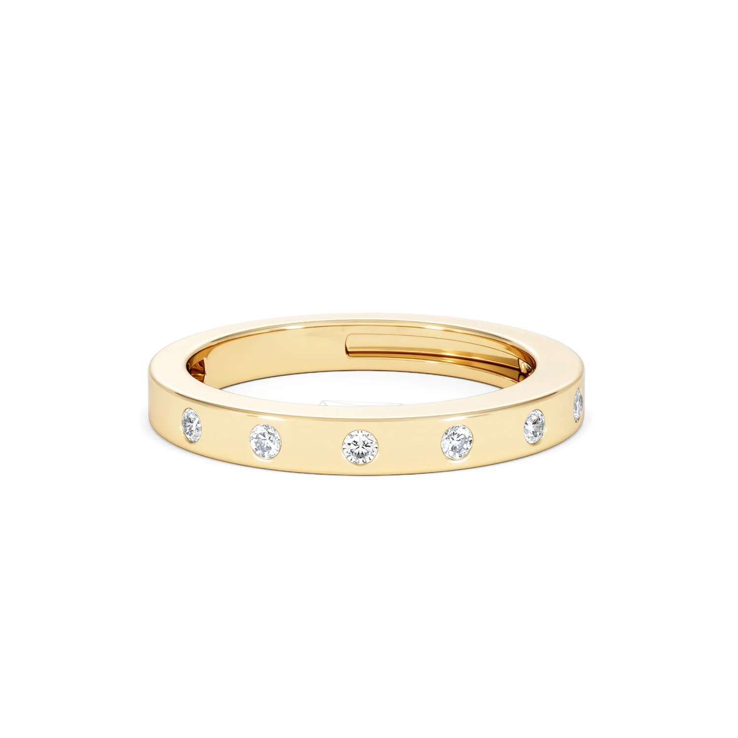 Élan 0.90ct Lab Diamond Ring in 18K Gold Vermeil - Image 17