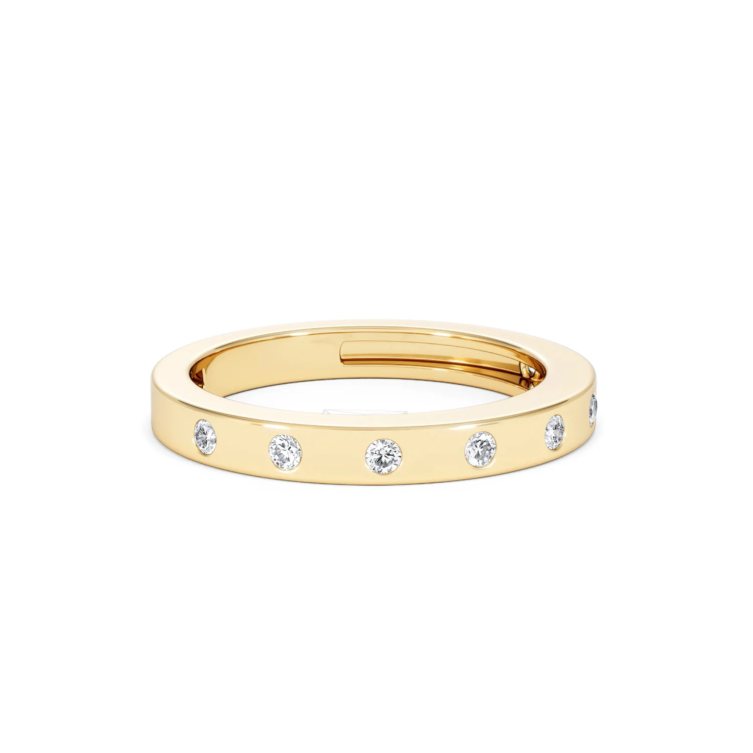 Élan 0.90ct Lab Diamond Ring in 18K Gold Vermeil - Image 18