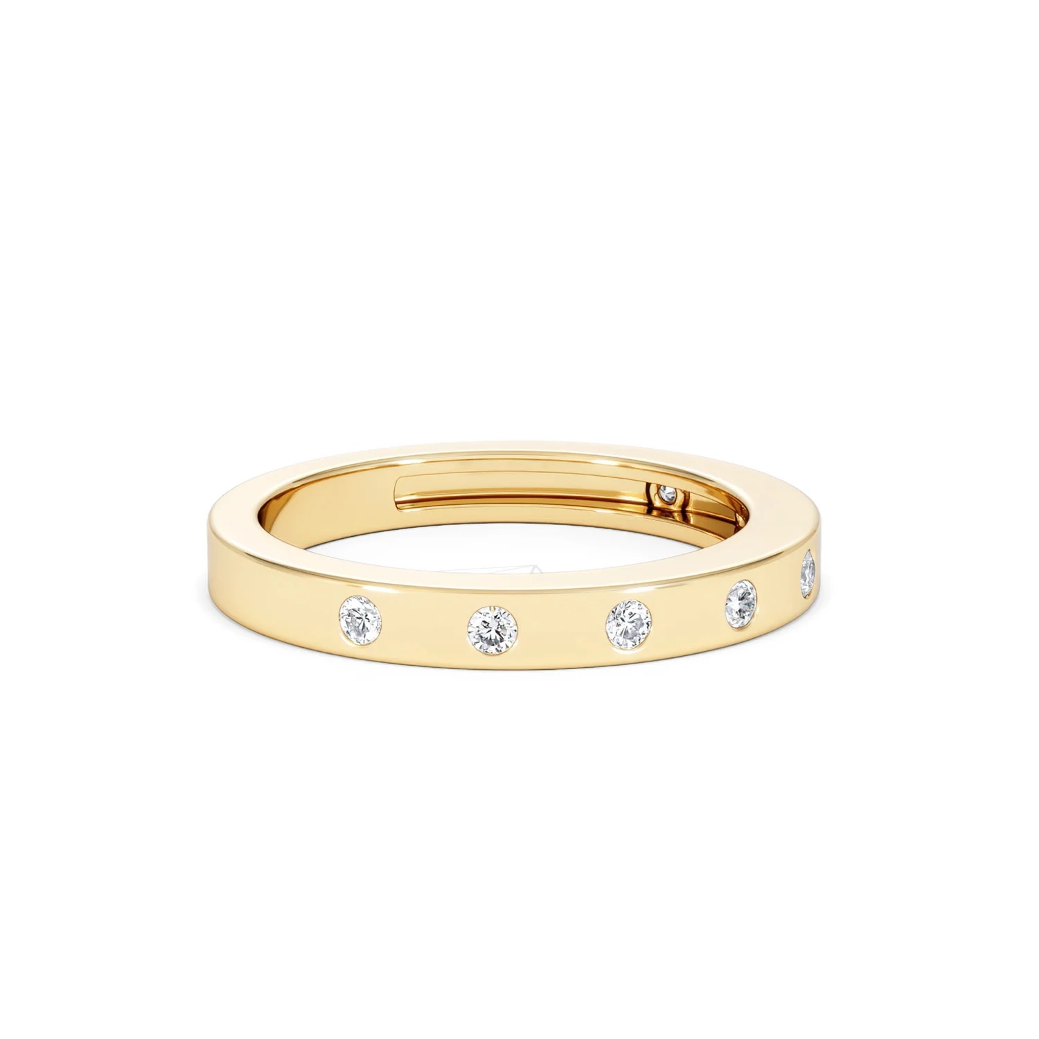 Élan 0.90ct Lab Diamond Ring in 18K Gold Vermeil - Image 22