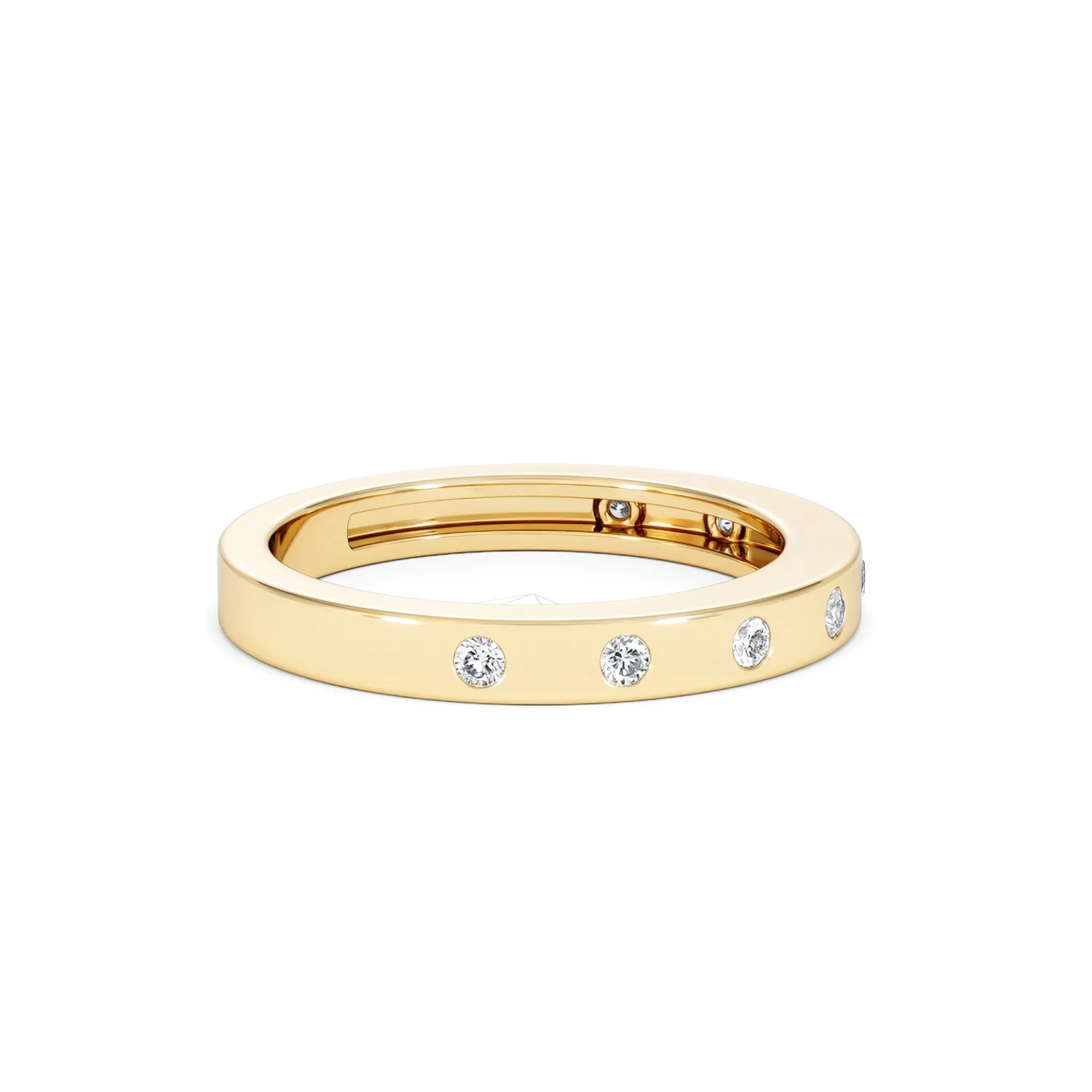Élan 0.90ct Lab Diamond Ring in 18K Gold Vermeil - Image 26