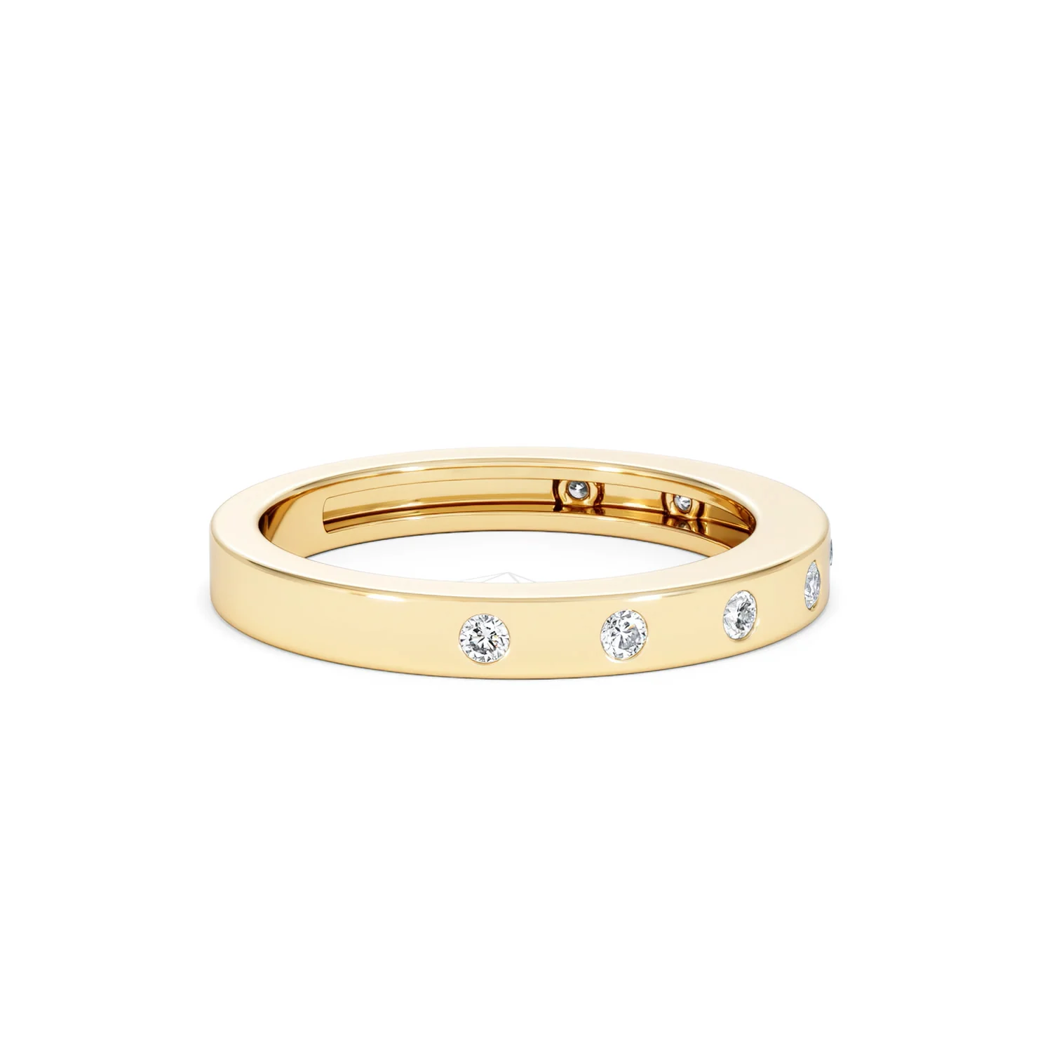 Élan 0.90ct Lab Diamond Ring in 18K Gold Vermeil - Image 27