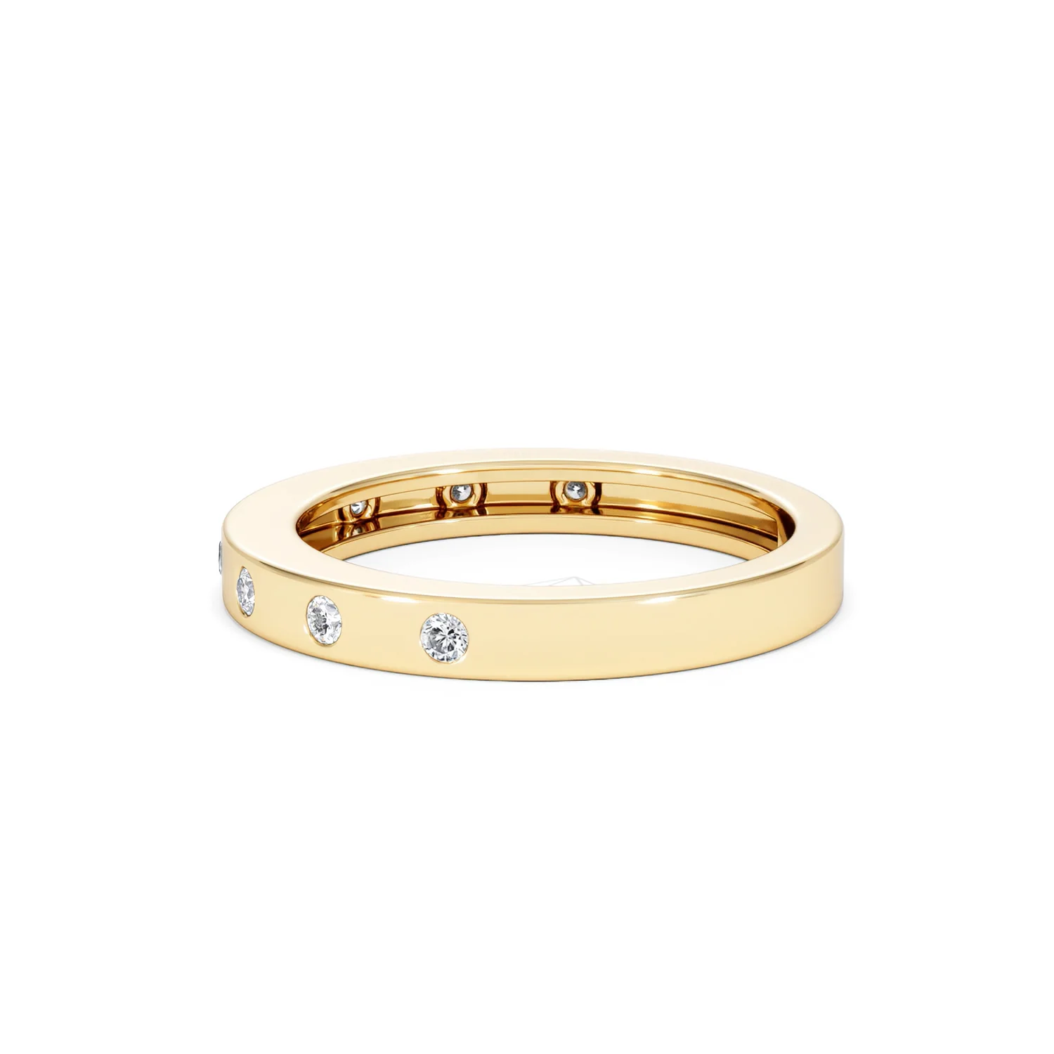 Élan 0.90ct Lab Diamond Ring in 18K Gold Vermeil - Image 66