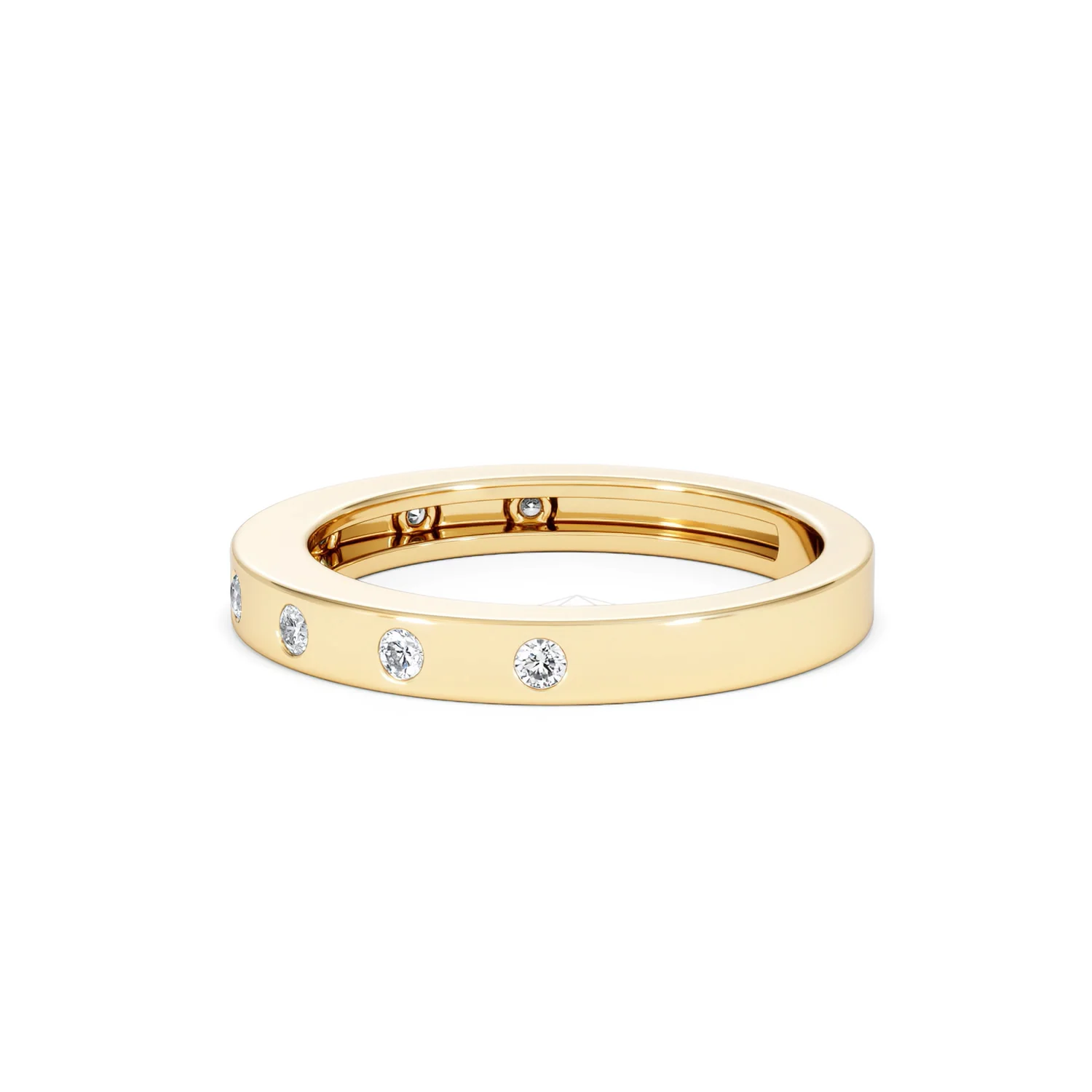 Élan 0.90ct Lab Diamond Ring in 18K Gold Vermeil - Image 69