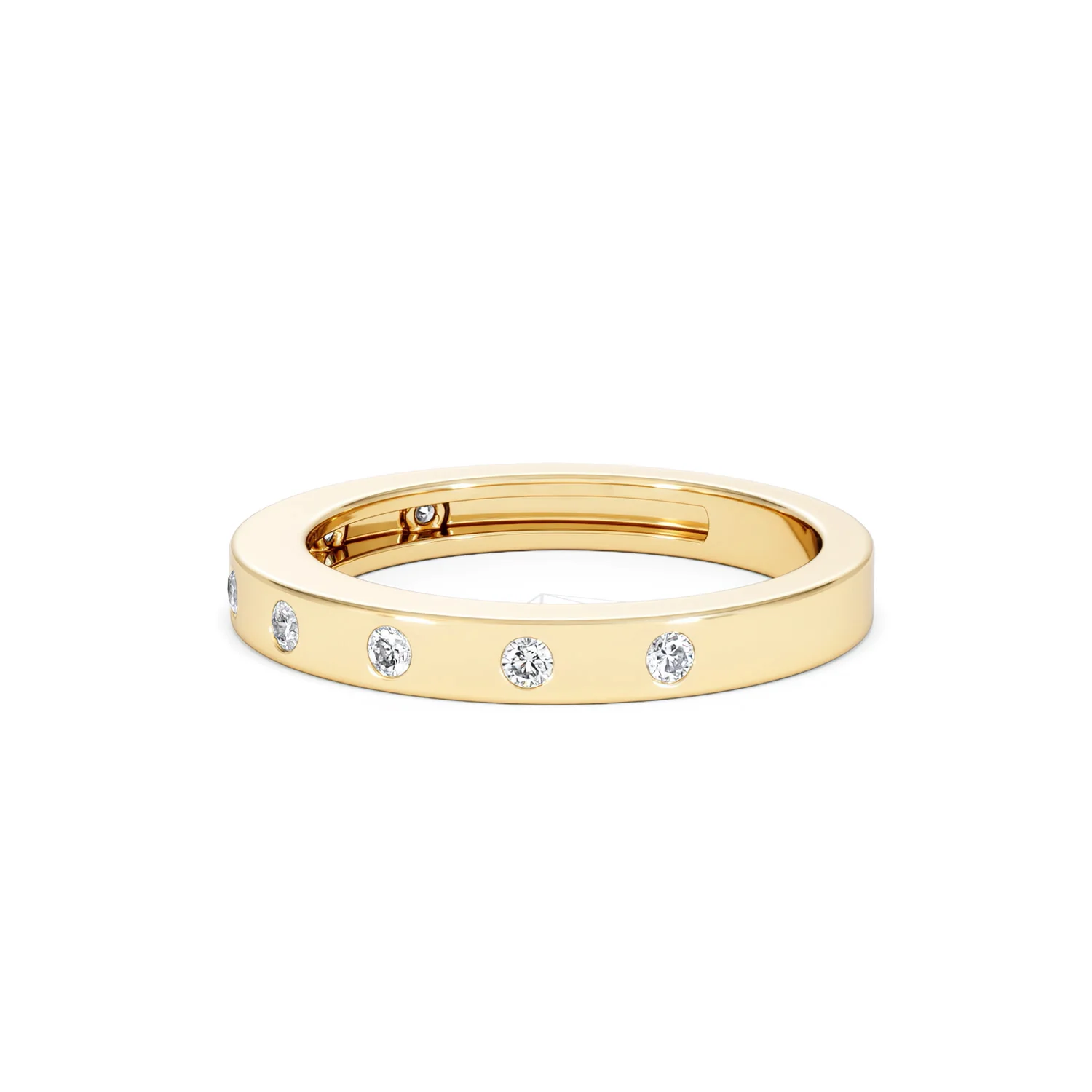 Élan 0.90ct Lab Diamond Ring in 18K Gold Vermeil - Image 74