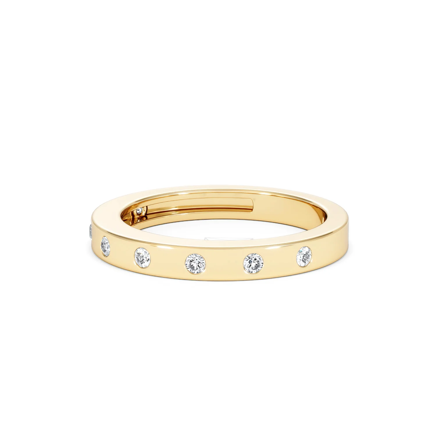 Élan 0.90ct Lab Diamond Ring in 18K Gold Vermeil - Image 78