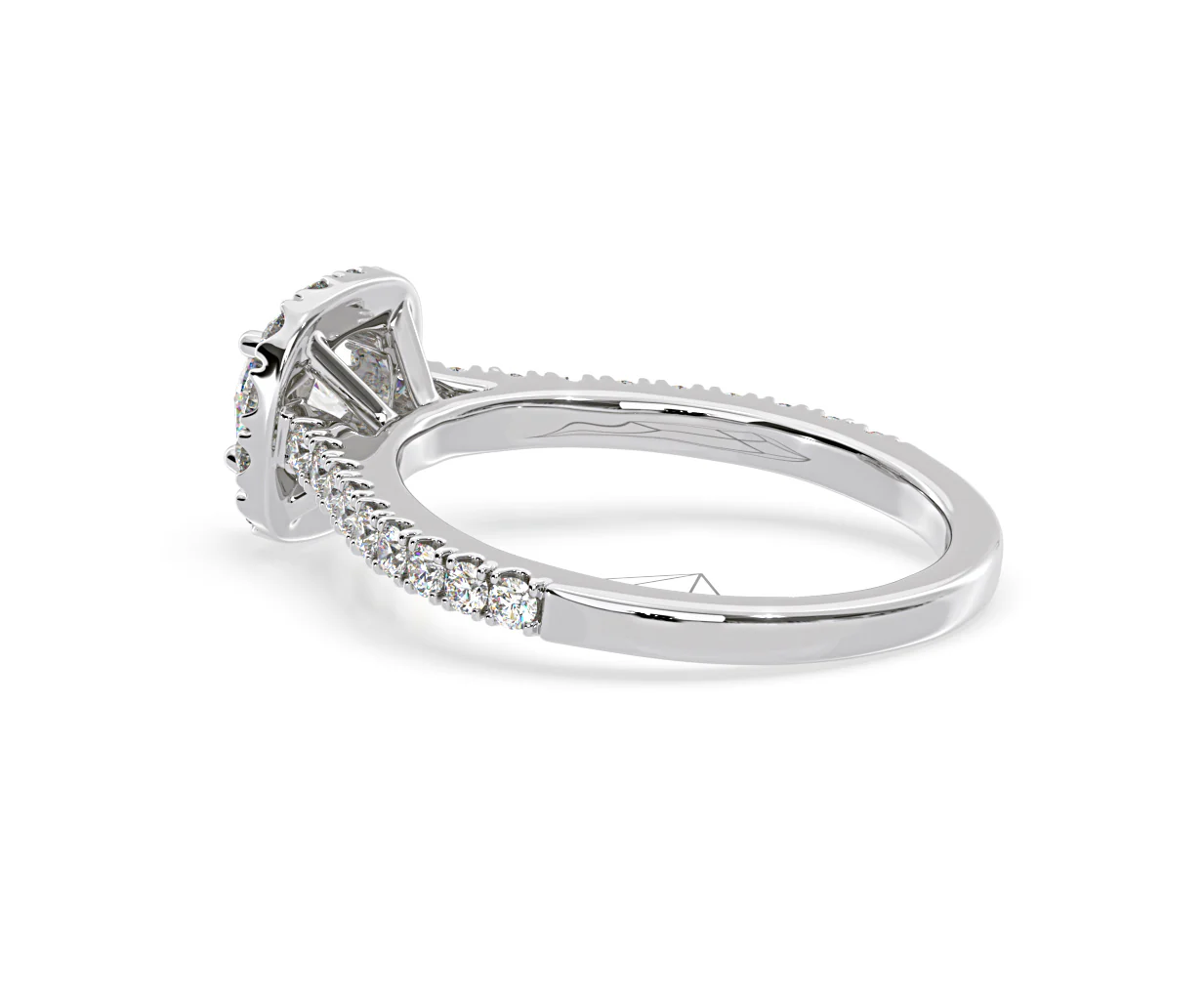 Elizabeth GIA Diamond Halo Engagement Ring in Platinum 1.30ct G/VS2 - Image 35