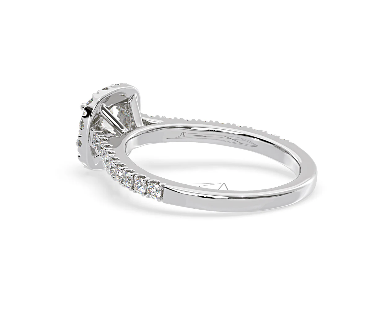 Elizabeth GIA Diamond Halo Engagement Ring in Platinum 1.30ct G/VS2 - Image 36