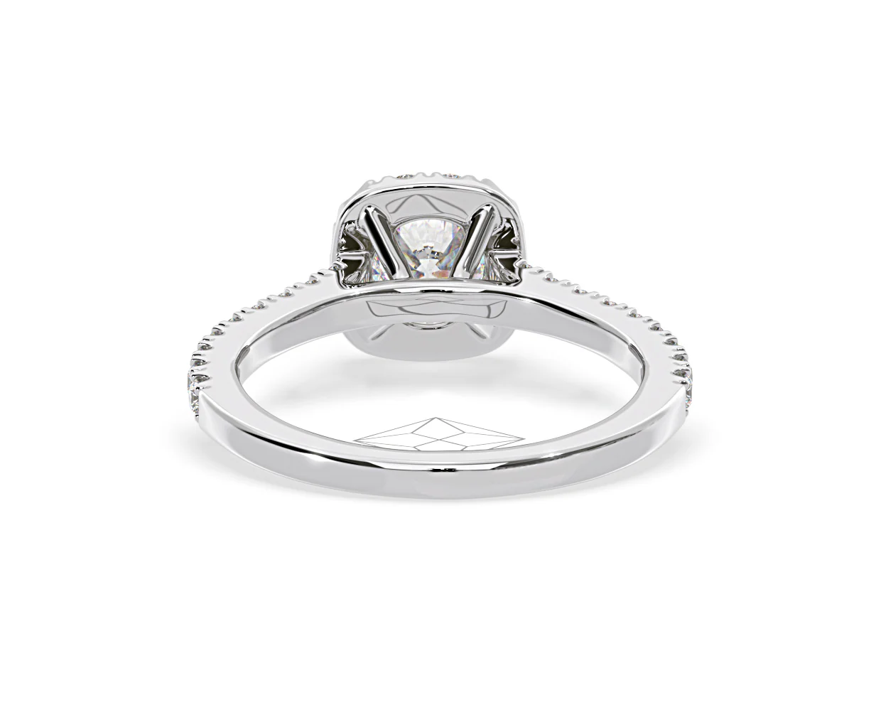 Elizabeth GIA Diamond Halo Engagement Ring in Platinum 1.30ct G/VS2 - Image 47