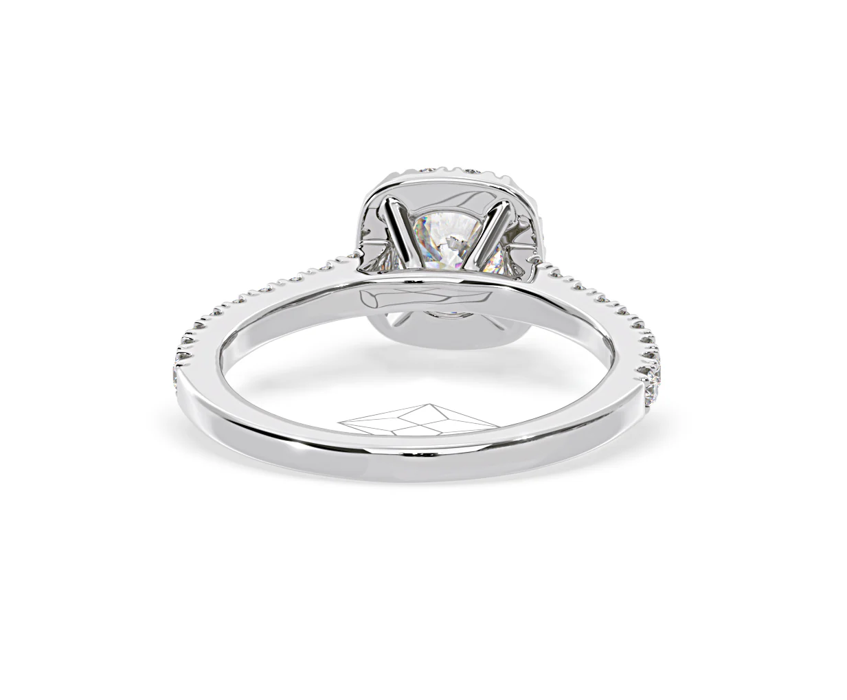 Elizabeth GIA Diamond Halo Engagement Ring in Platinum 1.30ct G/VS2 - Image 49