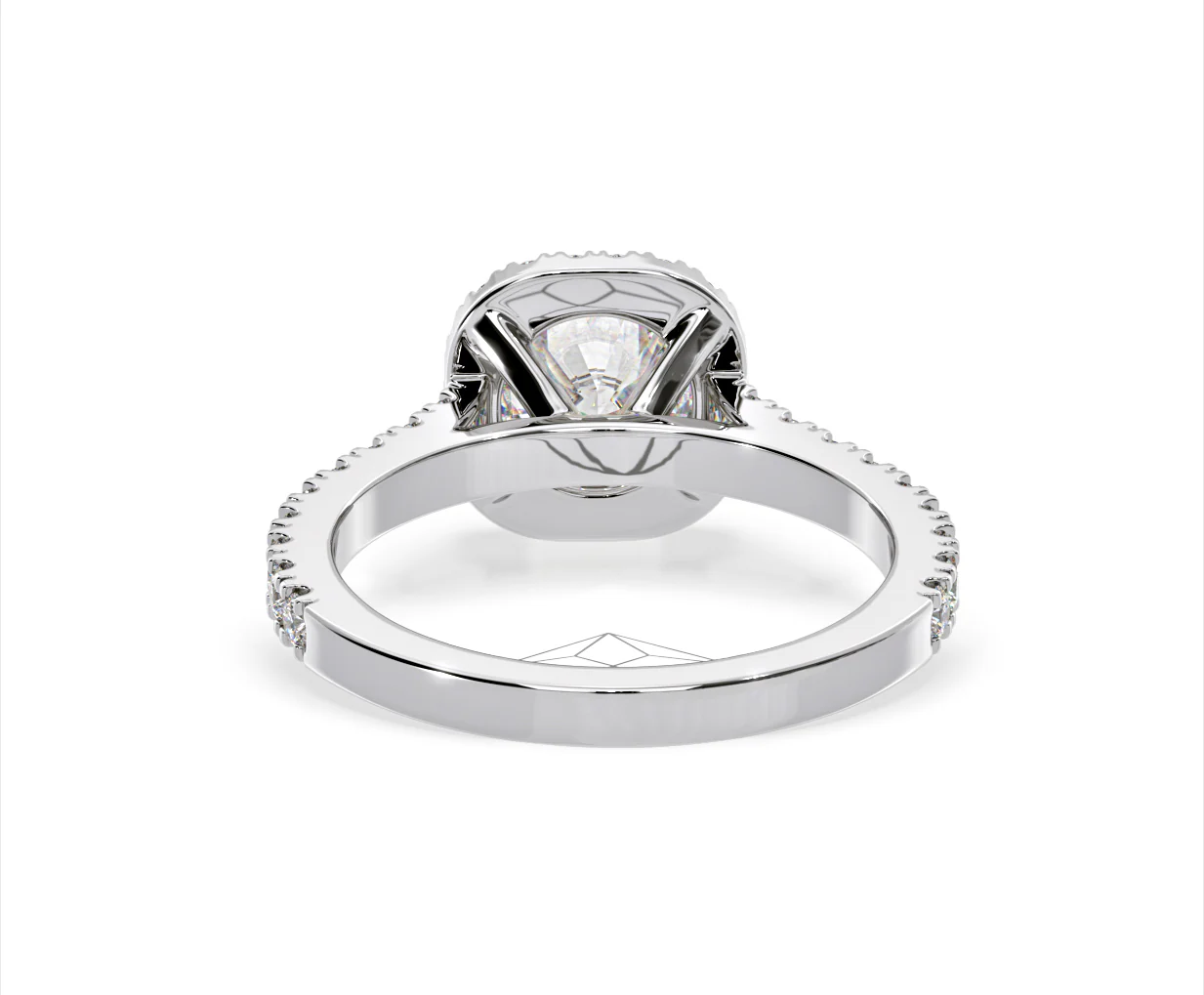 Elizabeth GIA Diamond Halo Engagement Ring in Platinum 1.50ct G/SI2 - Image 46
