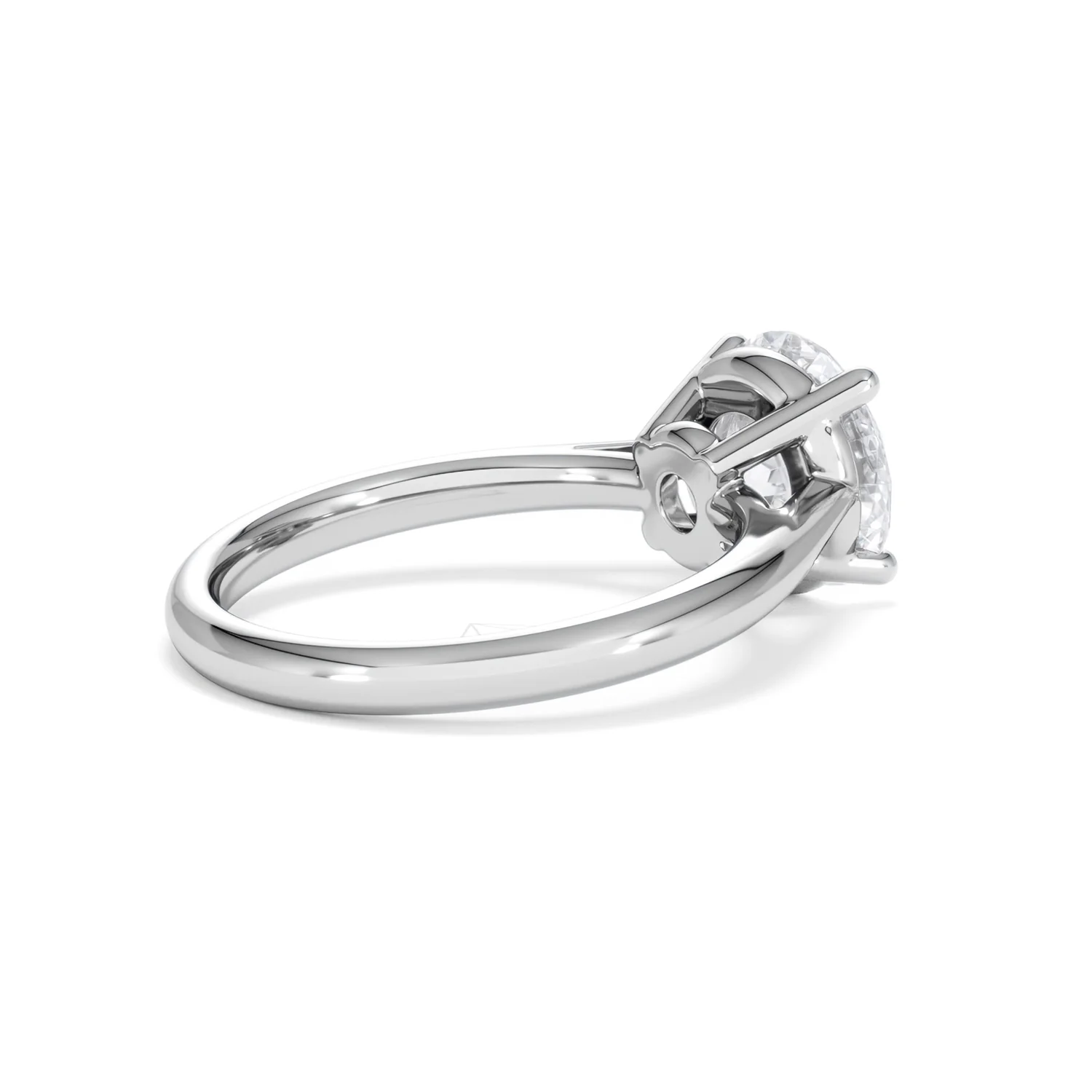 Elysia 3.00ct Lab Diamond Round Cut Engagement Ring in 18K White Gold G/VS1 - Image 37