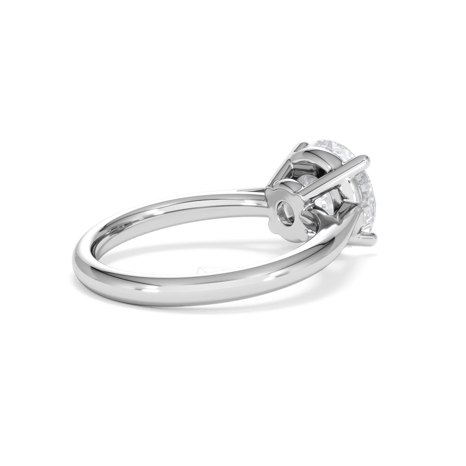 Elysia 3.00ct Lab Diamond Round Cut Engagement Ring in 18K White Gold G/VS1 - Image 38