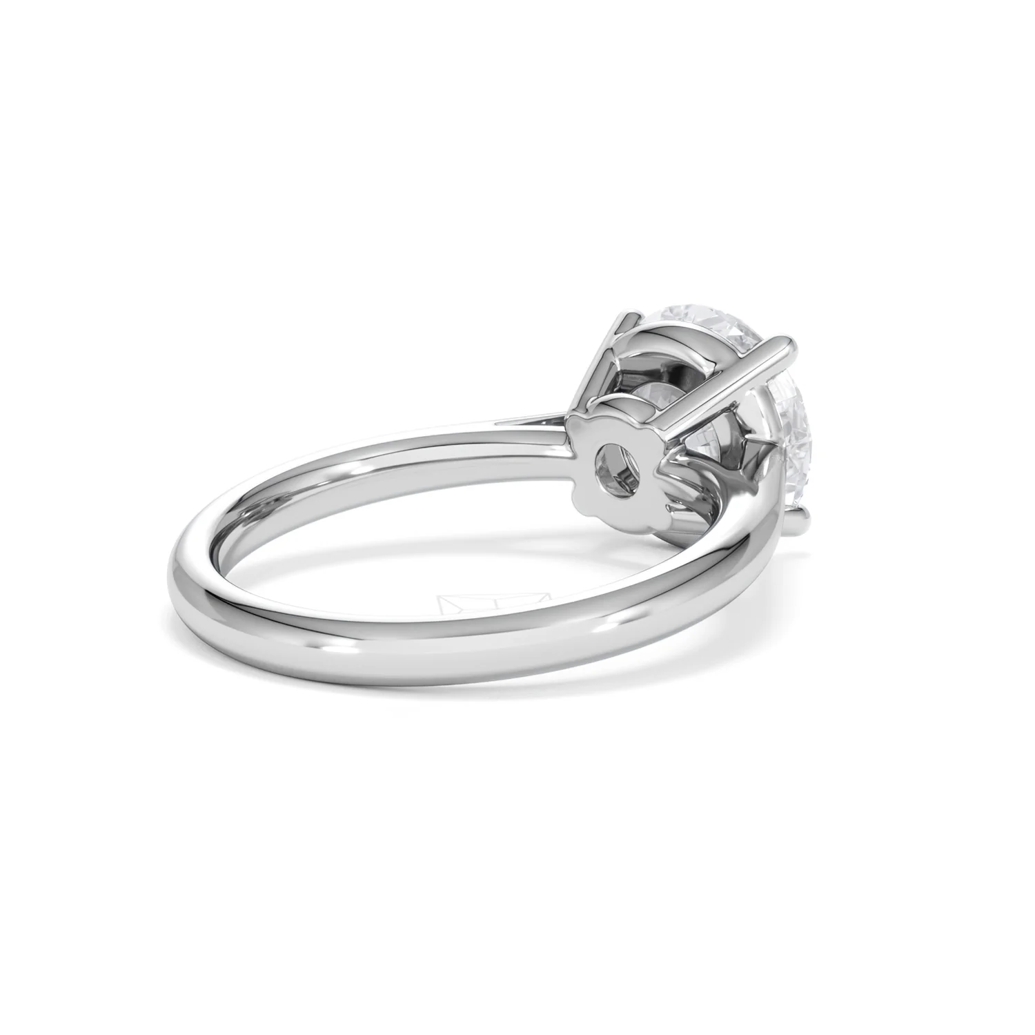 Elysia 3.00ct Lab Diamond Round Cut Engagement Ring in 18K White Gold G/VS1 - Image 40