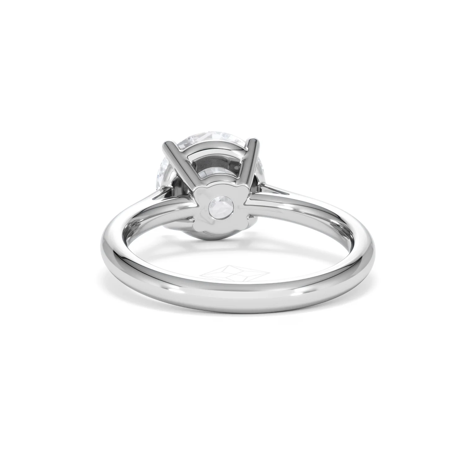 Elysia 3.00ct Lab Diamond Round Cut Engagement Ring in 18K White Gold G/VS1 - Image 51