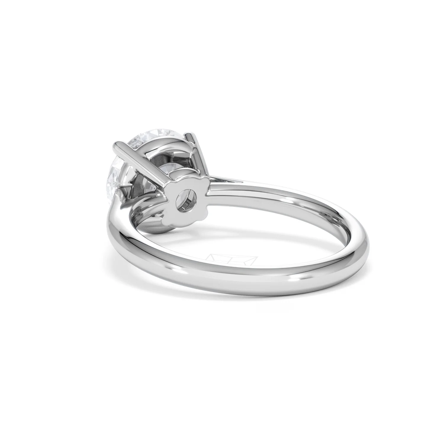 Elysia 3.00ct Lab Diamond Round Cut Engagement Ring in 18K White Gold G/VS1 - Image 56
