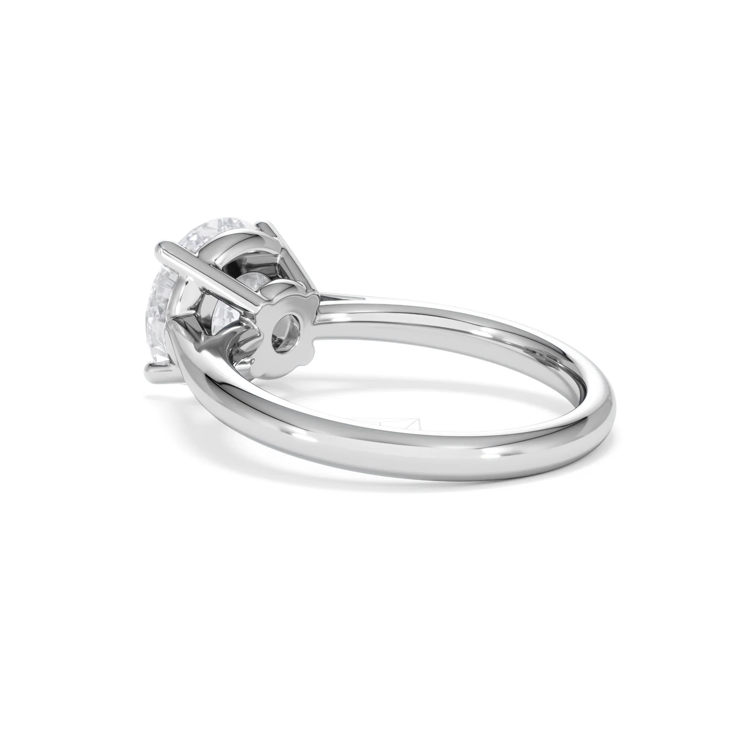 Elysia 3.00ct Lab Diamond Round Cut Engagement Ring in 18K White Gold G/VS1 - Image 59