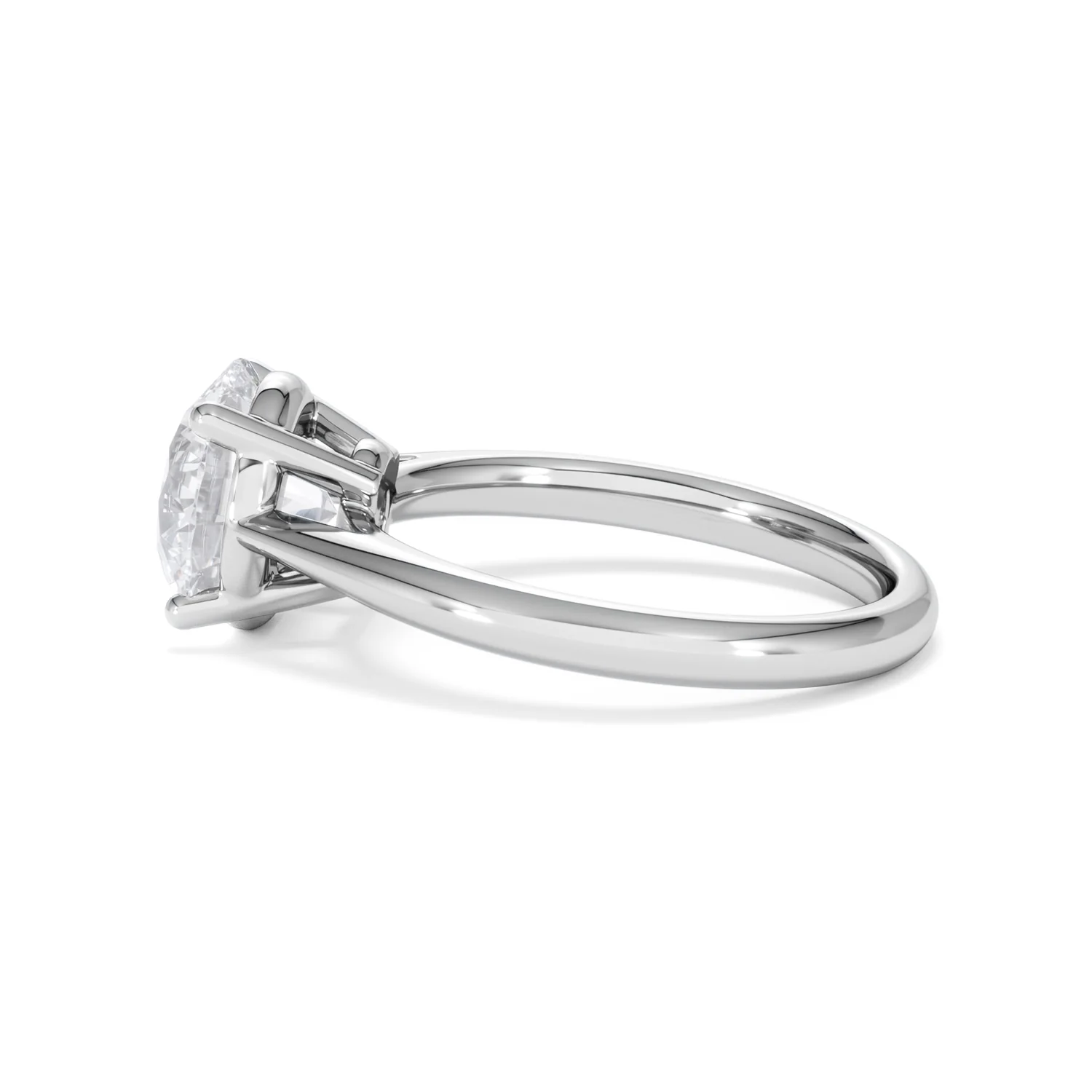 Elysia 3.00ct Lab Diamond Round Cut Engagement Ring in 18K White Gold G/VS1 - Image 67