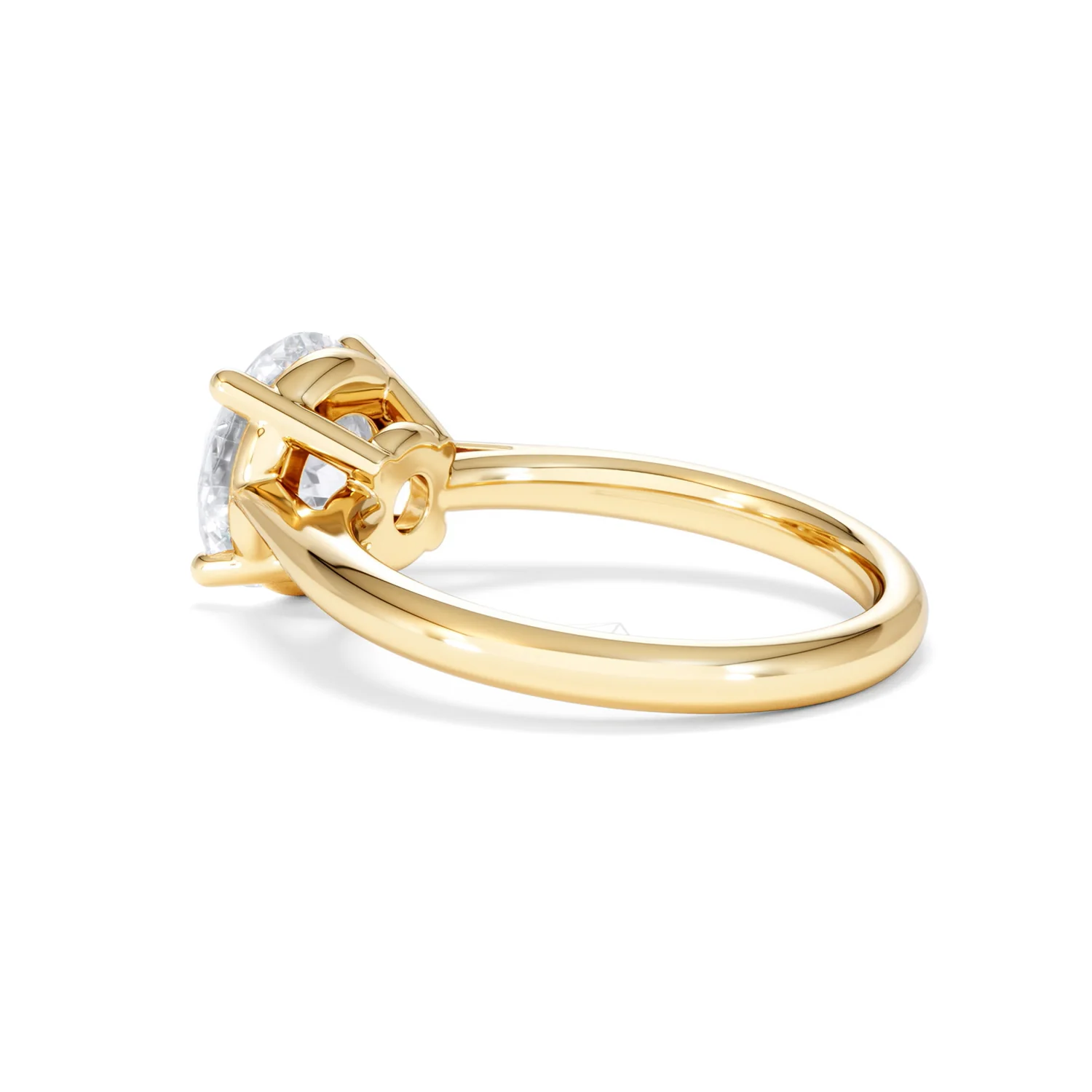 Elysia 3.00ct Lab Diamond Round Cut Engagement Ring in 18K Yellow Gold G/VS1 - Image 60