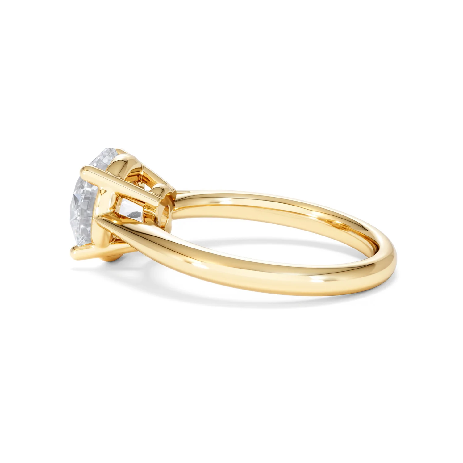 Elysia 3.00ct Lab Diamond Round Cut Engagement Ring in 18K Yellow Gold G/VS1 - Image 64