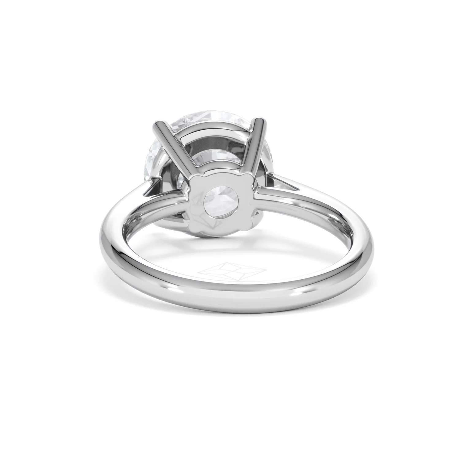 Elysia 5.00ct Lab Diamond Round Cut Engagement Ring in 18K White Gold G/VS1 - Image 51