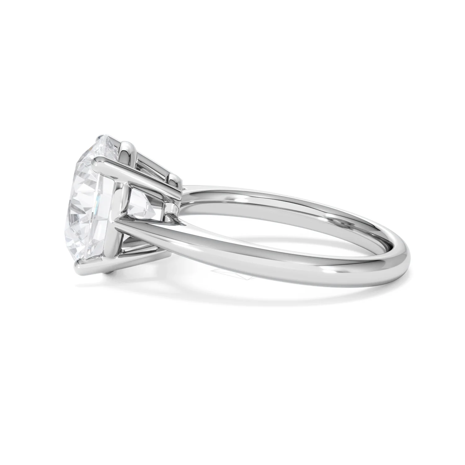 Elysia 5.00ct Lab Diamond Round Cut Engagement Ring in 18K White Gold G/VS1 - Image 69