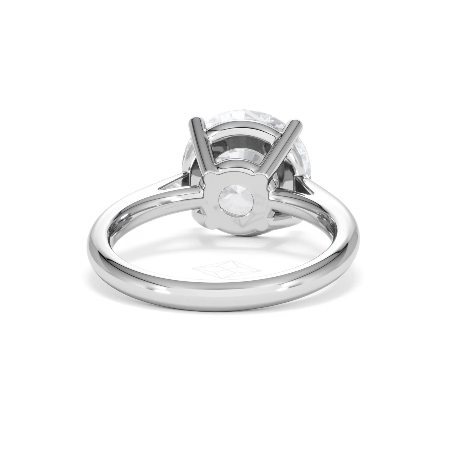 Elysia 5.00ct Lab Diamond Round Cut Engagement Ring in Platinum G/VS1 - Image 47