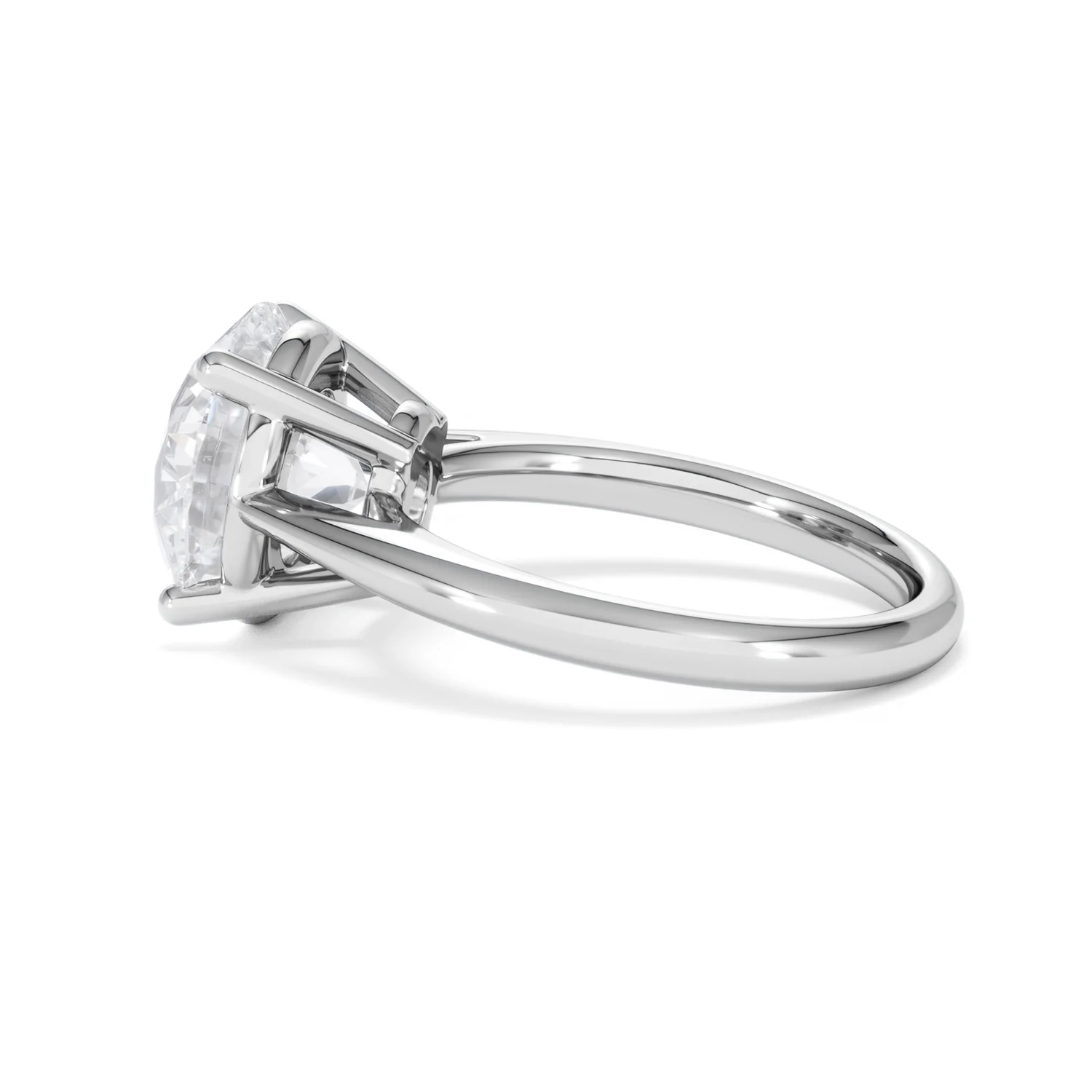 Elysia 5.00ct Lab Diamond Round Cut Engagement Ring in Platinum G/VS1 - Image 66