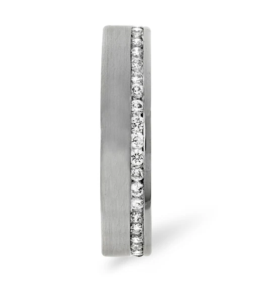Emily Platinum Diamond Wedding Ring 0.38CT G/VS - Image 3
