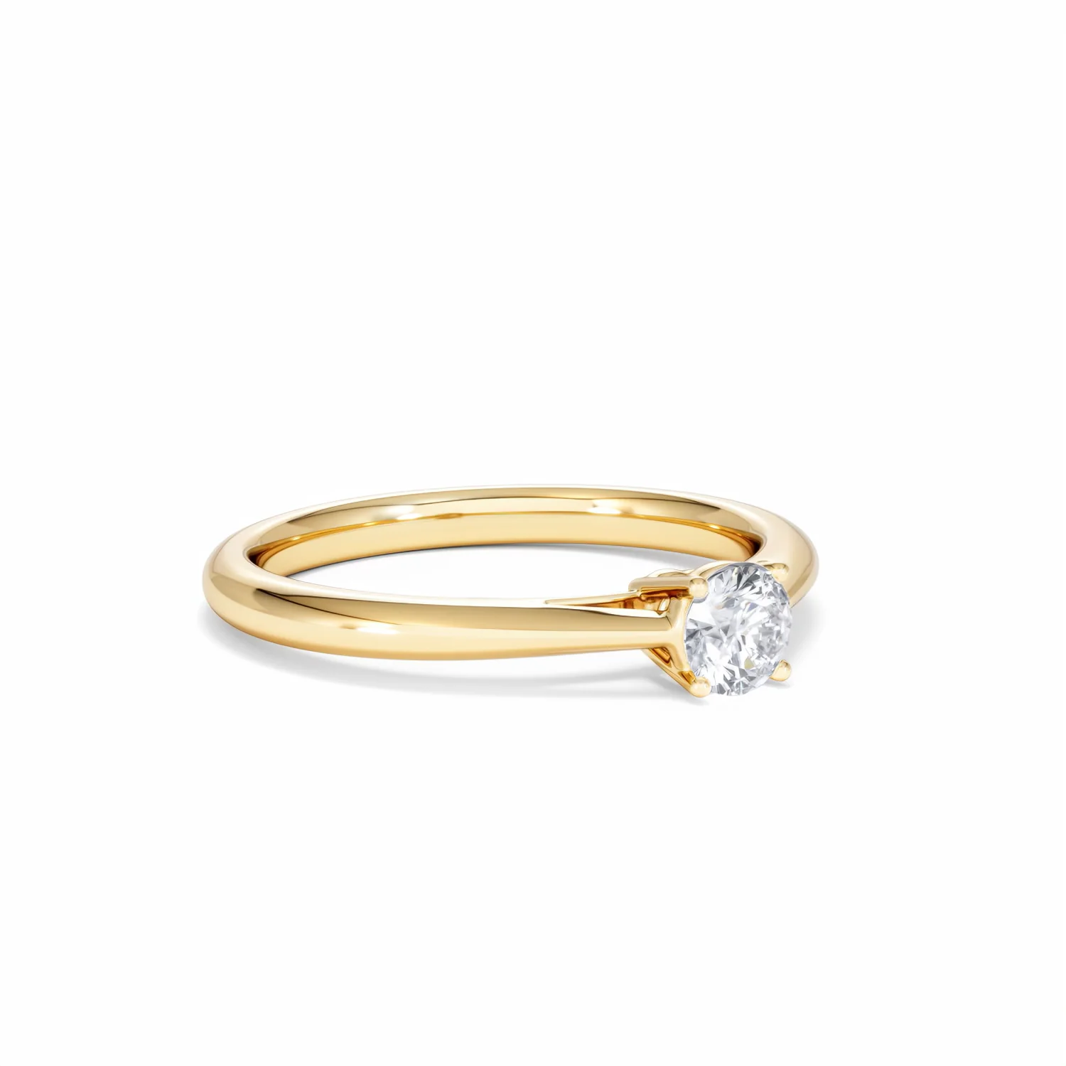 Engagement Ring Elysia 0.33ct Lab Diamond G/Vs in 18K Gold - Image 16