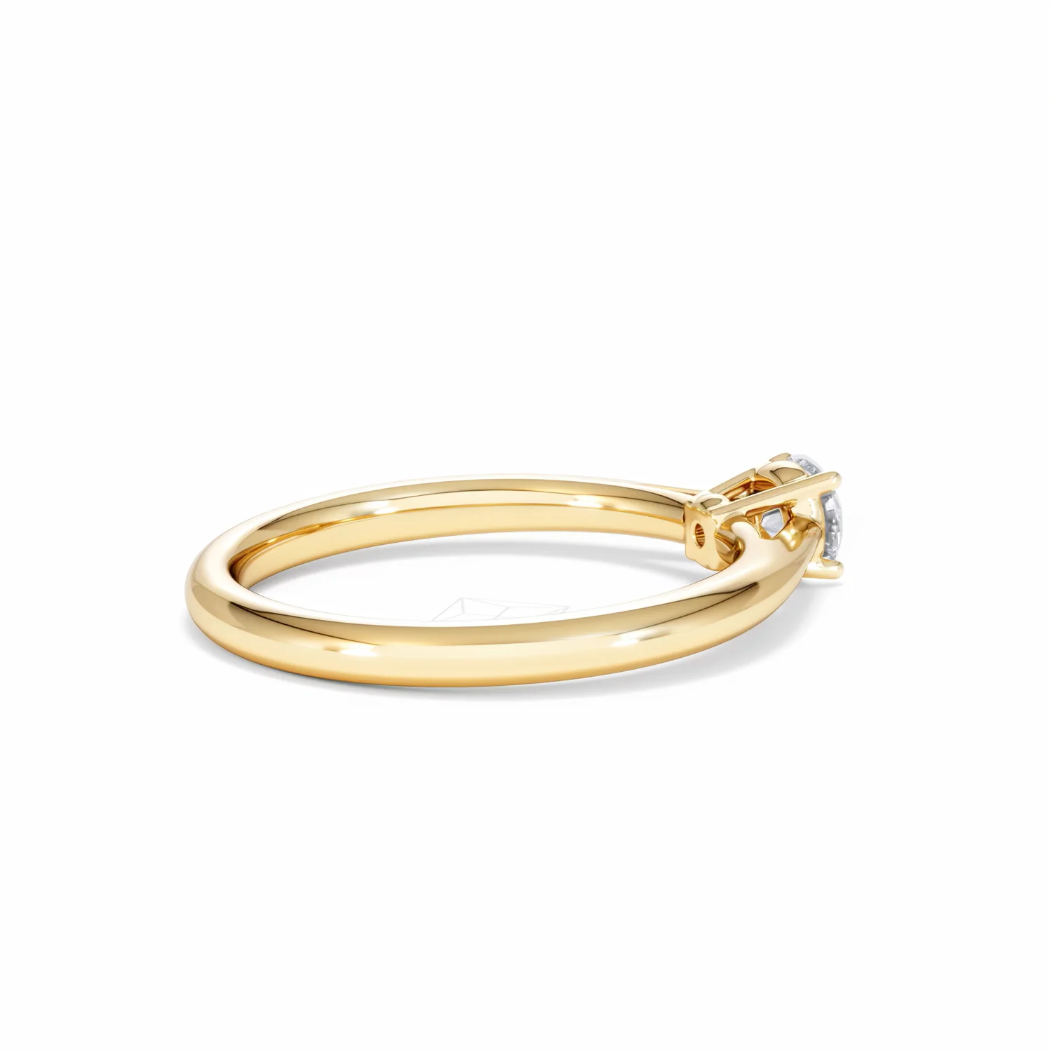 Engagement Ring Elysia 0.33ct Lab Diamond G/Vs in 18K Gold - Image 34