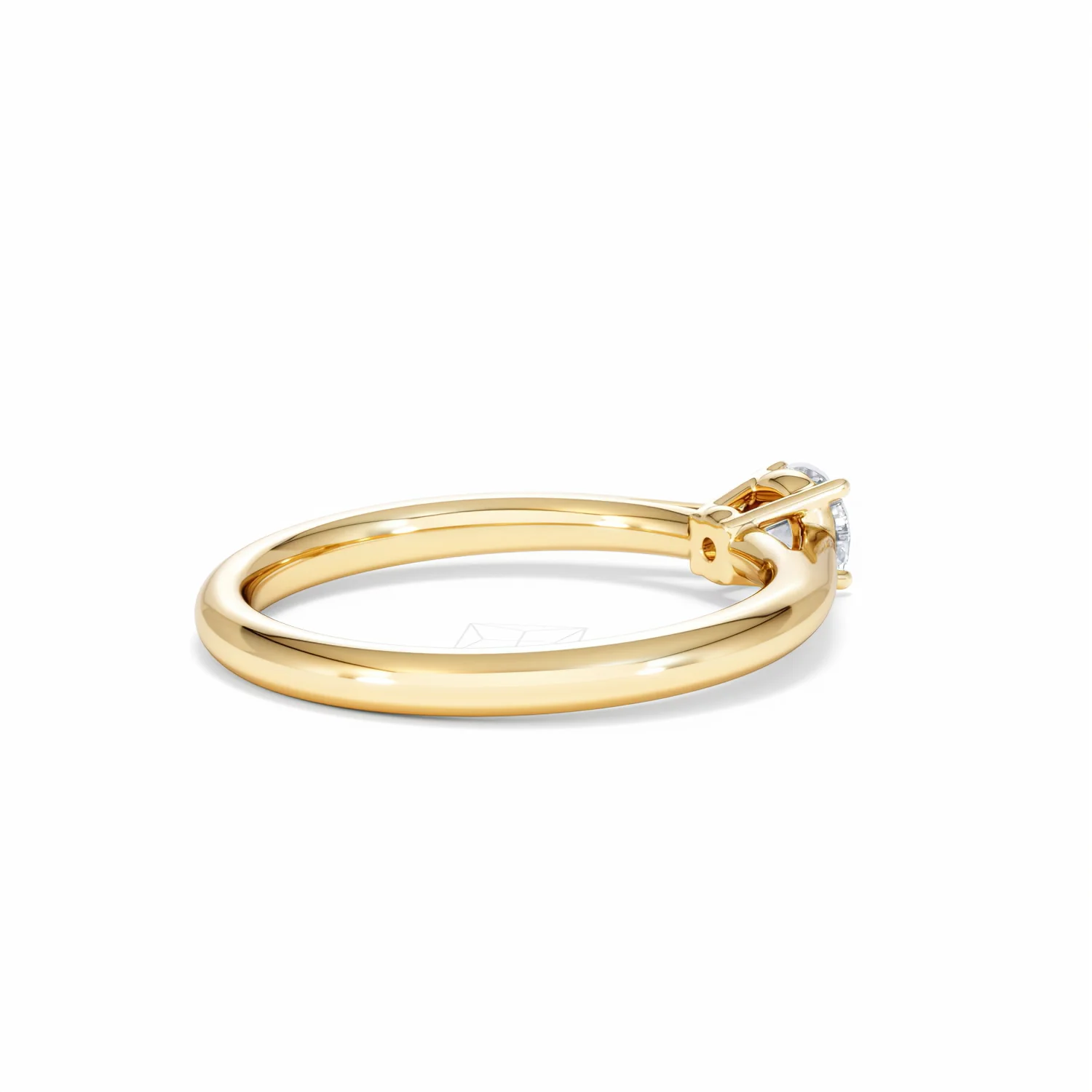 Engagement Ring Elysia 0.33ct Lab Diamond G/Vs in 18K Gold - Image 36